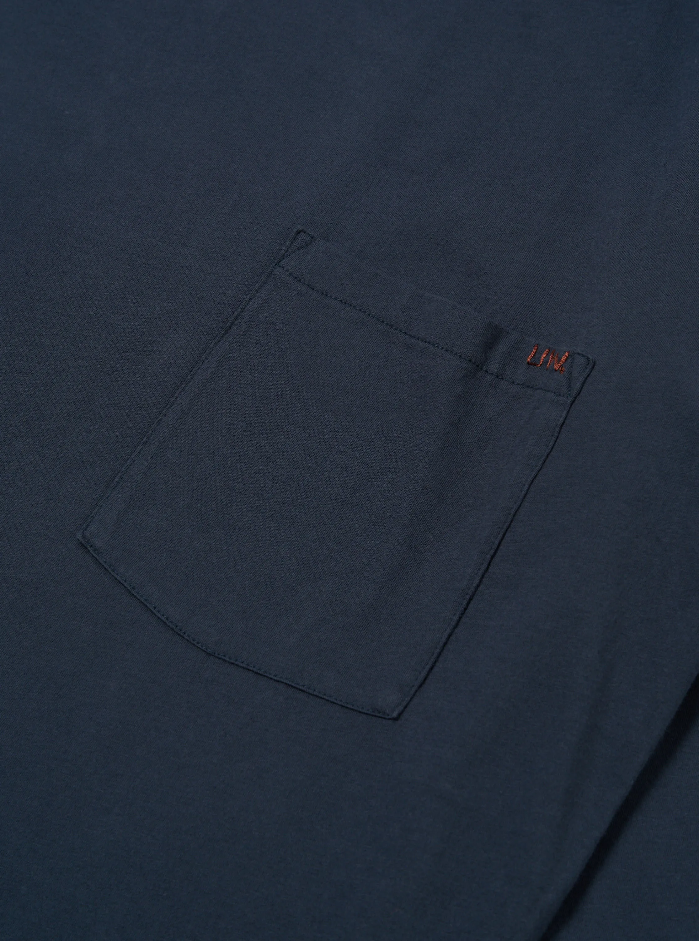 Universal Works L/S Tee in Navy Organic Jersey sold by Universal Works product image thumbnail 4