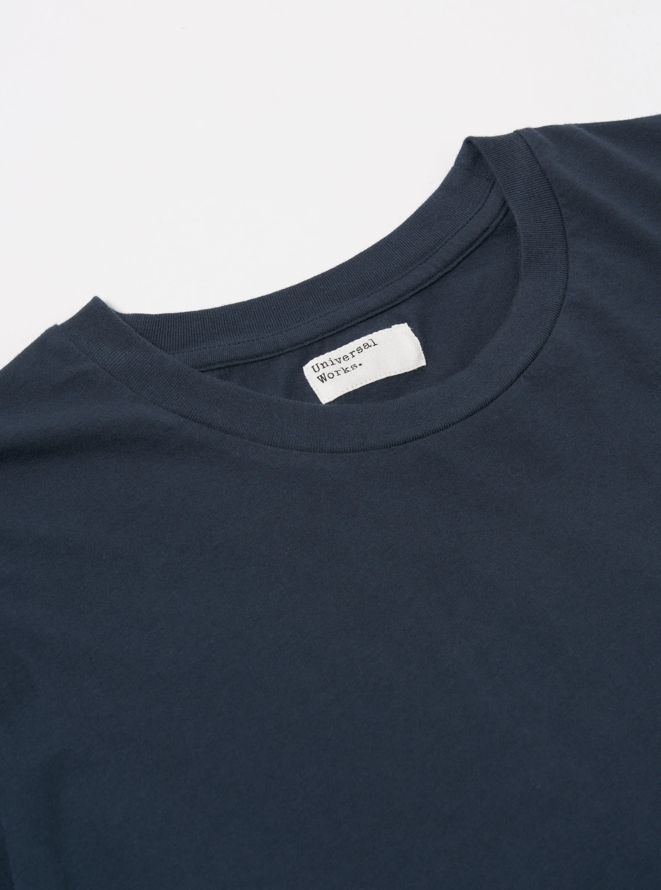 Universal Works L/S Tee in Navy Organic Jersey sold by Universal Works product image thumbnail 3