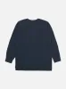 Universal Works L/S Tee in Navy Organic Jersey sold by Universal Works