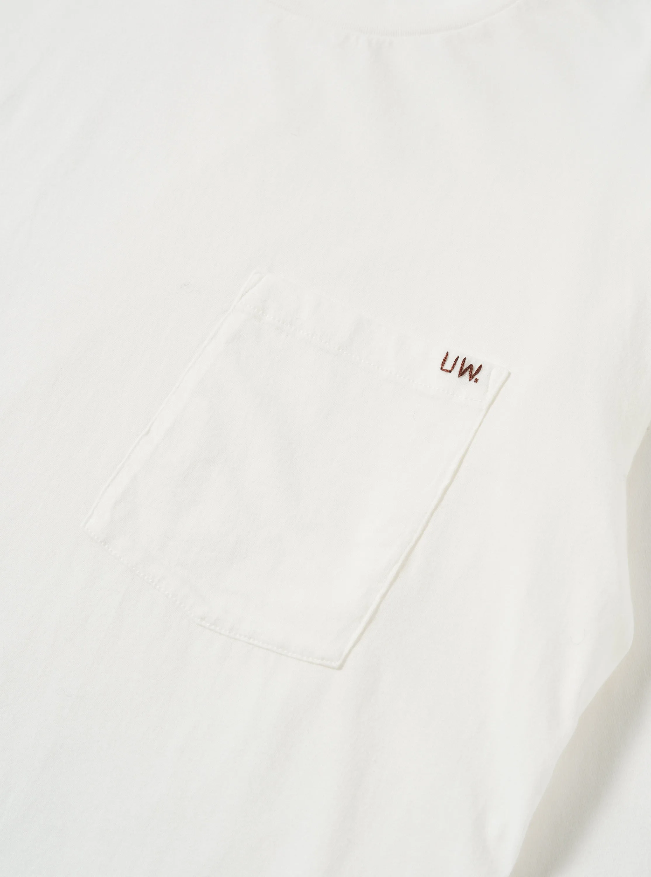 Universal Works L/S Tee in Ecru Organic Jersey sold by Universal Works product image thumbnail 4