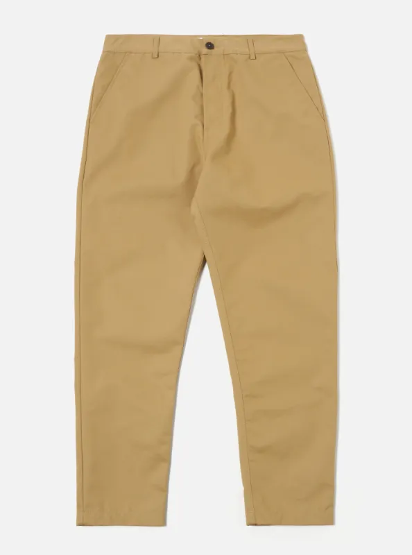 Universal Works Military Chino in Sand Brushed Polytech sold by Universal Works