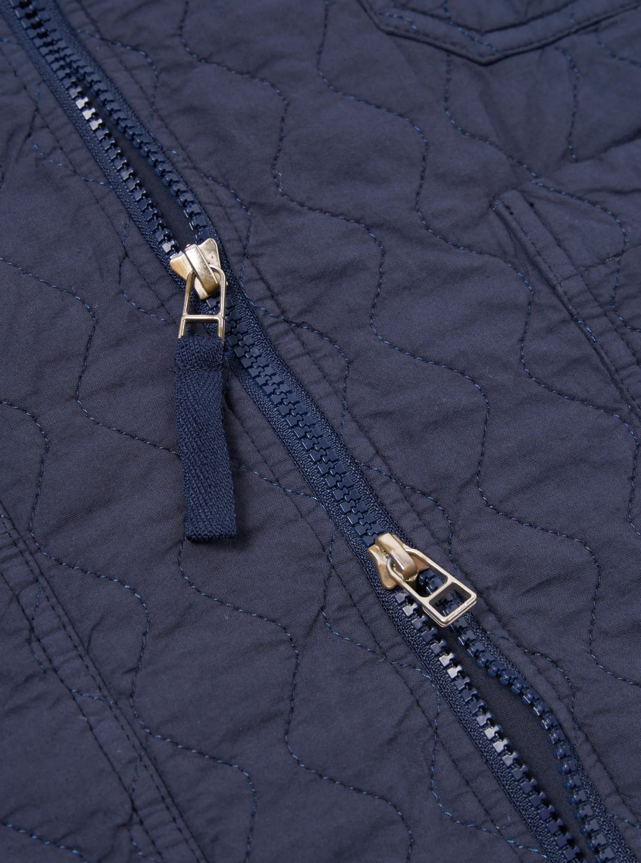 Universal Works Gower Jacket in Dark Navy Quilt Cotton sold by Universal Works product image thumbnail 4