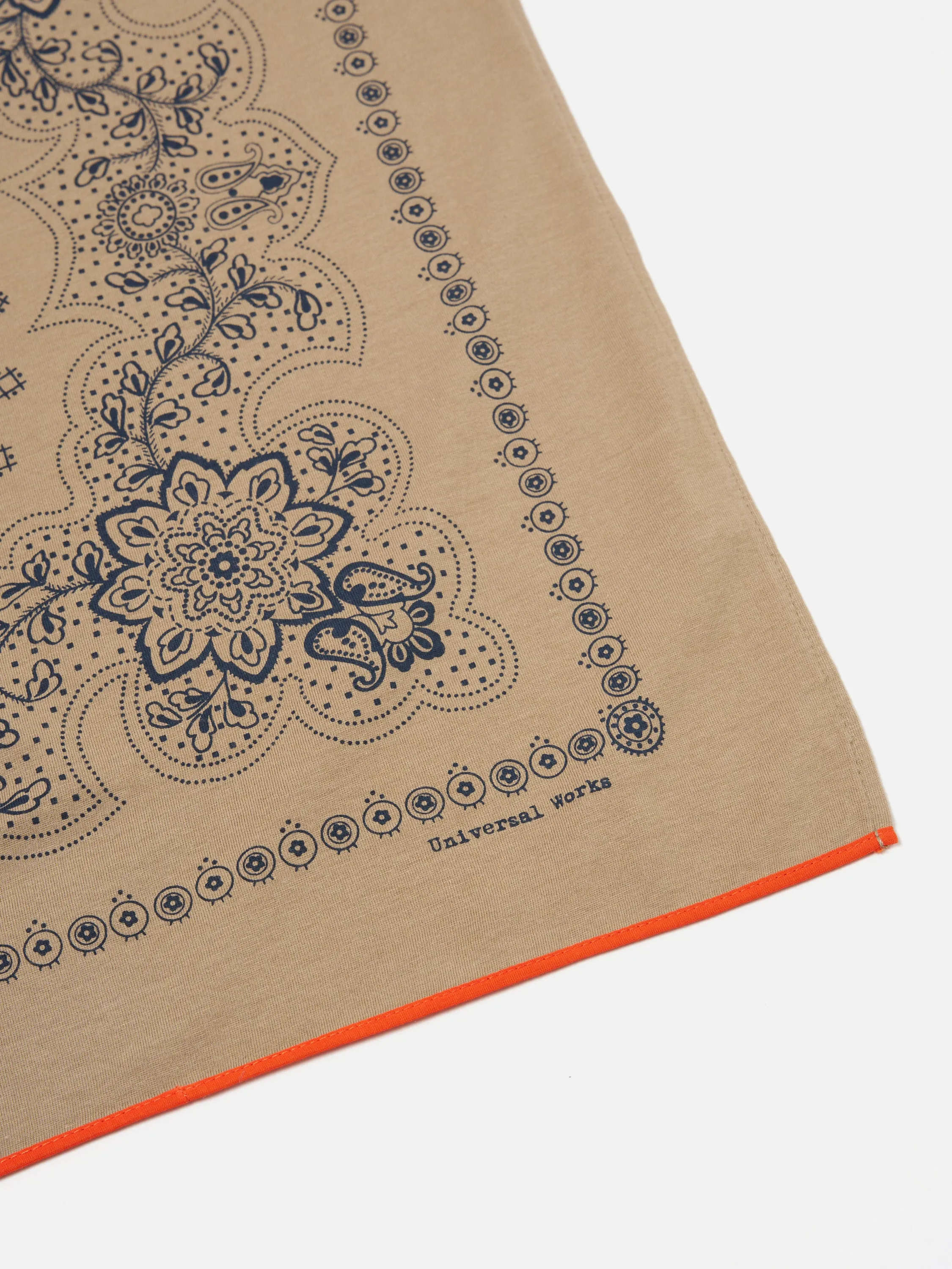 Universal Works Jersey Neckerchief in Sand Single Jersey sold by Universal Works product image thumbnail 2