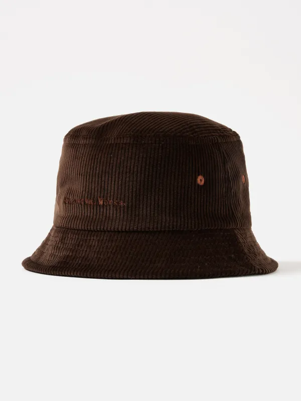 Universal Works Lewis Hat in Brown Brisbane Cord sold by Universal Works