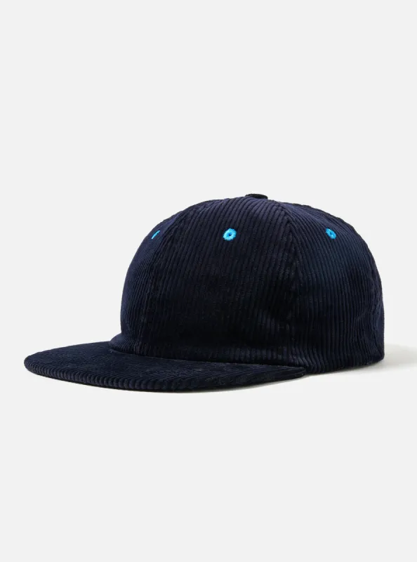 Universal Works Baseball Hat in Navy Brisbane Cord sold by Universal Works