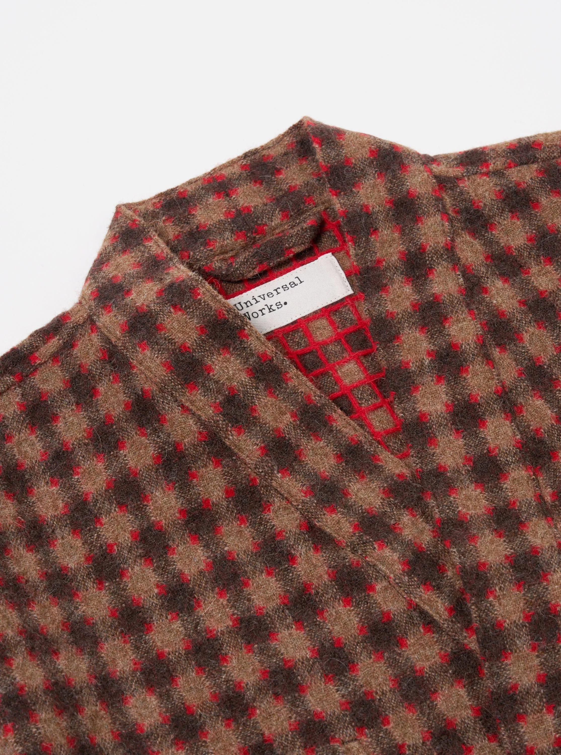 Universal Works Kyoto Work Jacket in Brown Wool Alpaca Mix sold by Universal Works product image thumbnail 3