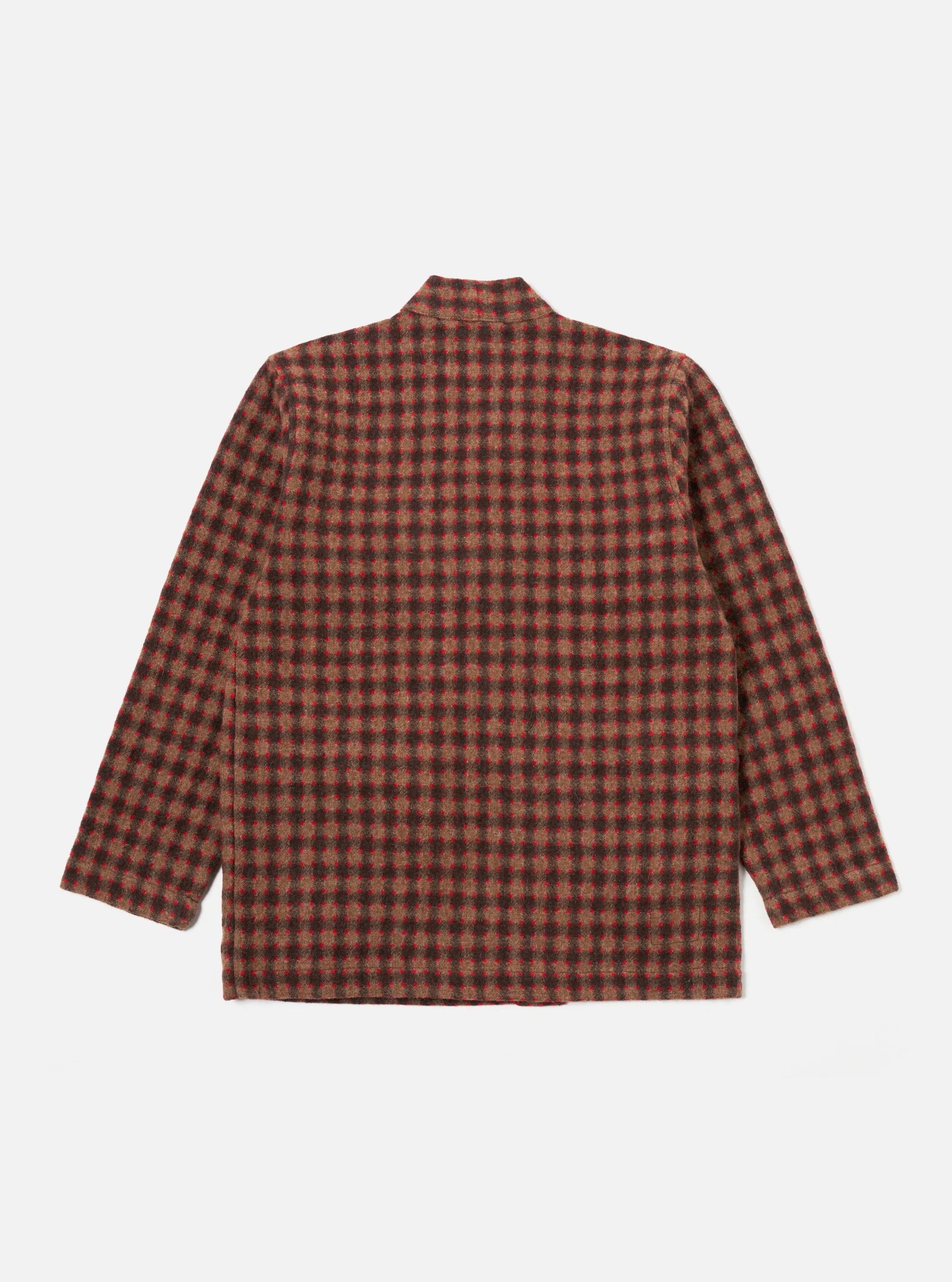 Universal Works Kyoto Work Jacket in Brown Wool Alpaca Mix sold by Universal Works product image thumbnail 2