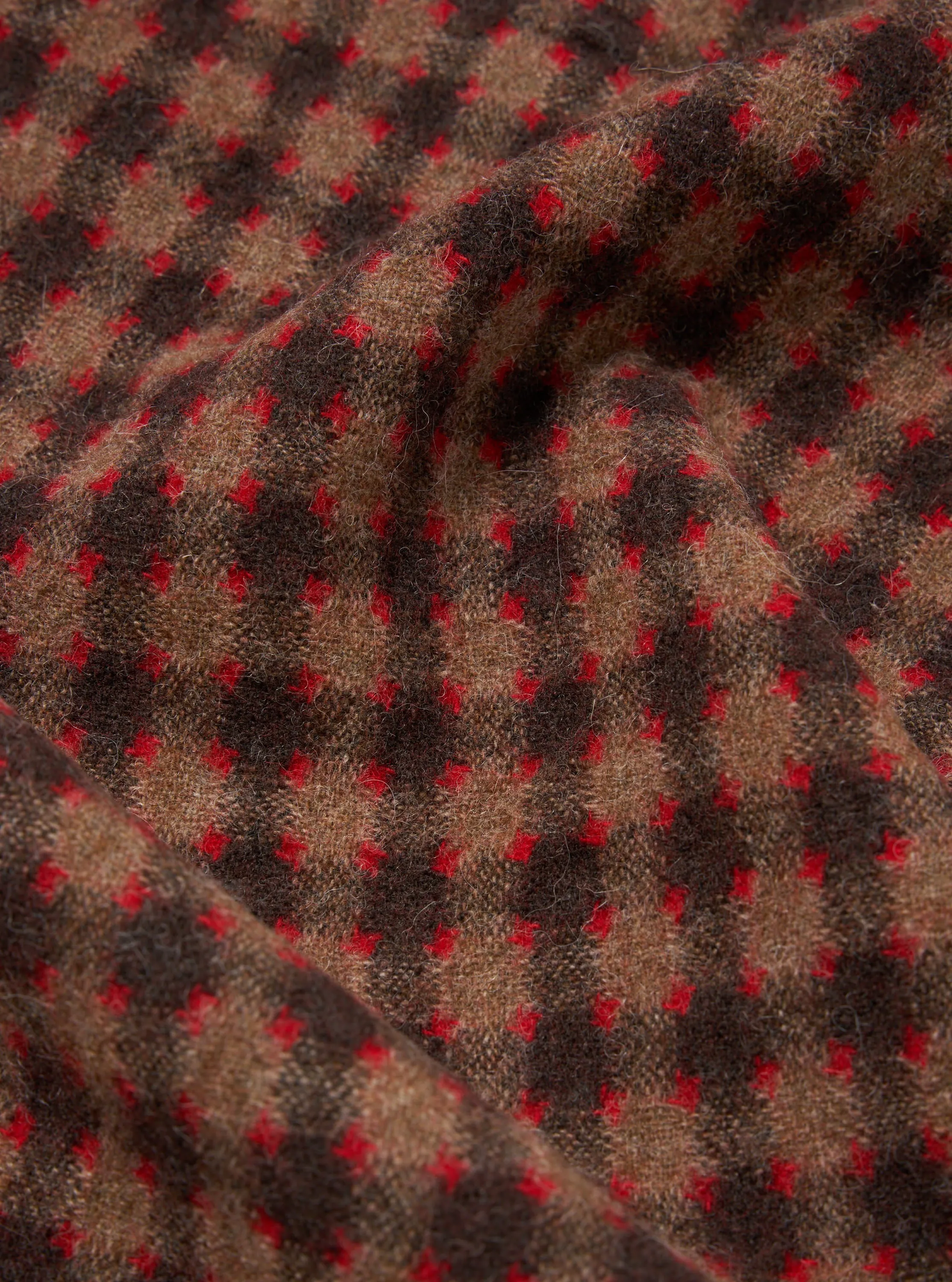 Universal Works Bakers Overshirt in Brown Wool Alpaca Mix sold by Universal Works product image thumbnail 5