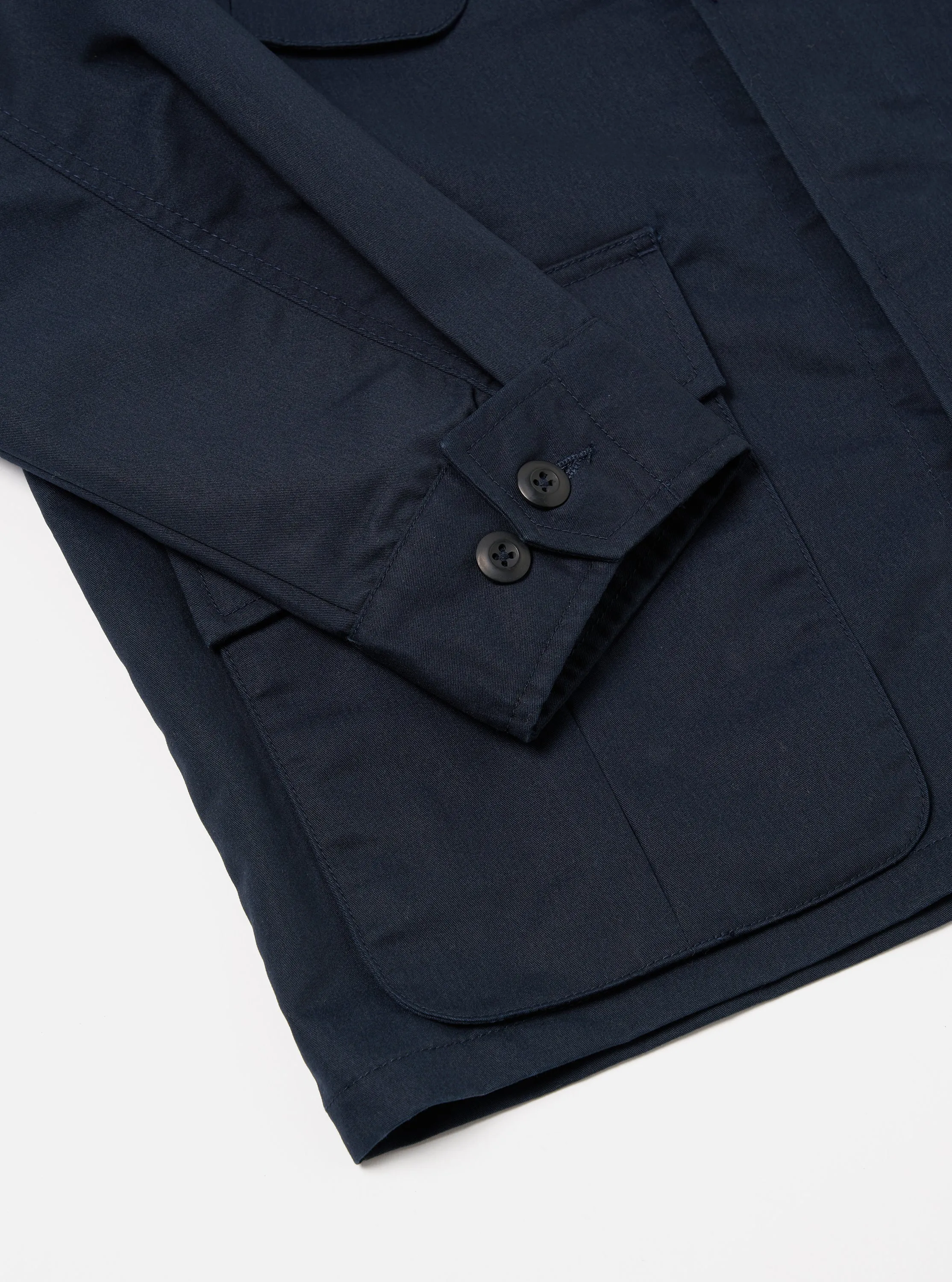 Universal Works Jungle Jacket in Navy Brushed Polytech sold by Universal Works product image thumbnail 5