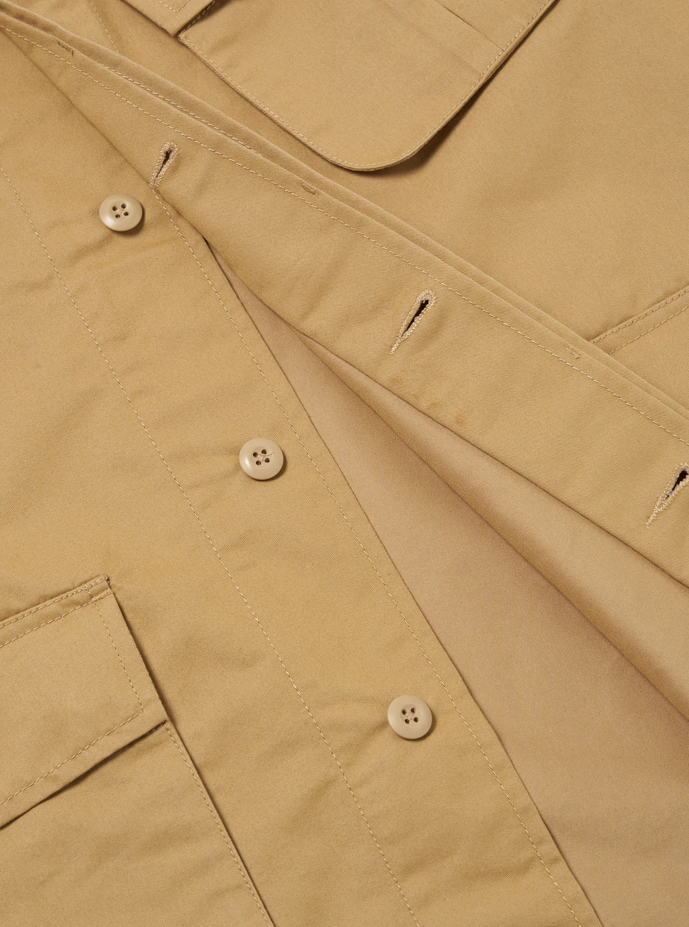 Universal Works Jungle Jacket in Sand Brushed Polytech sold by Universal Works product image thumbnail 4