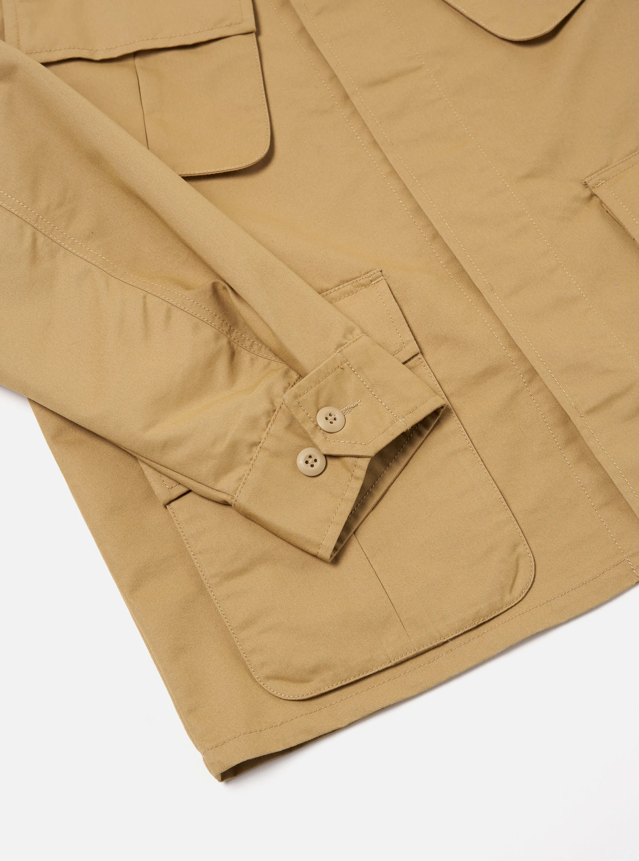 Universal Works Jungle Jacket in Sand Brushed Polytech sold by Universal Works product image thumbnail 5