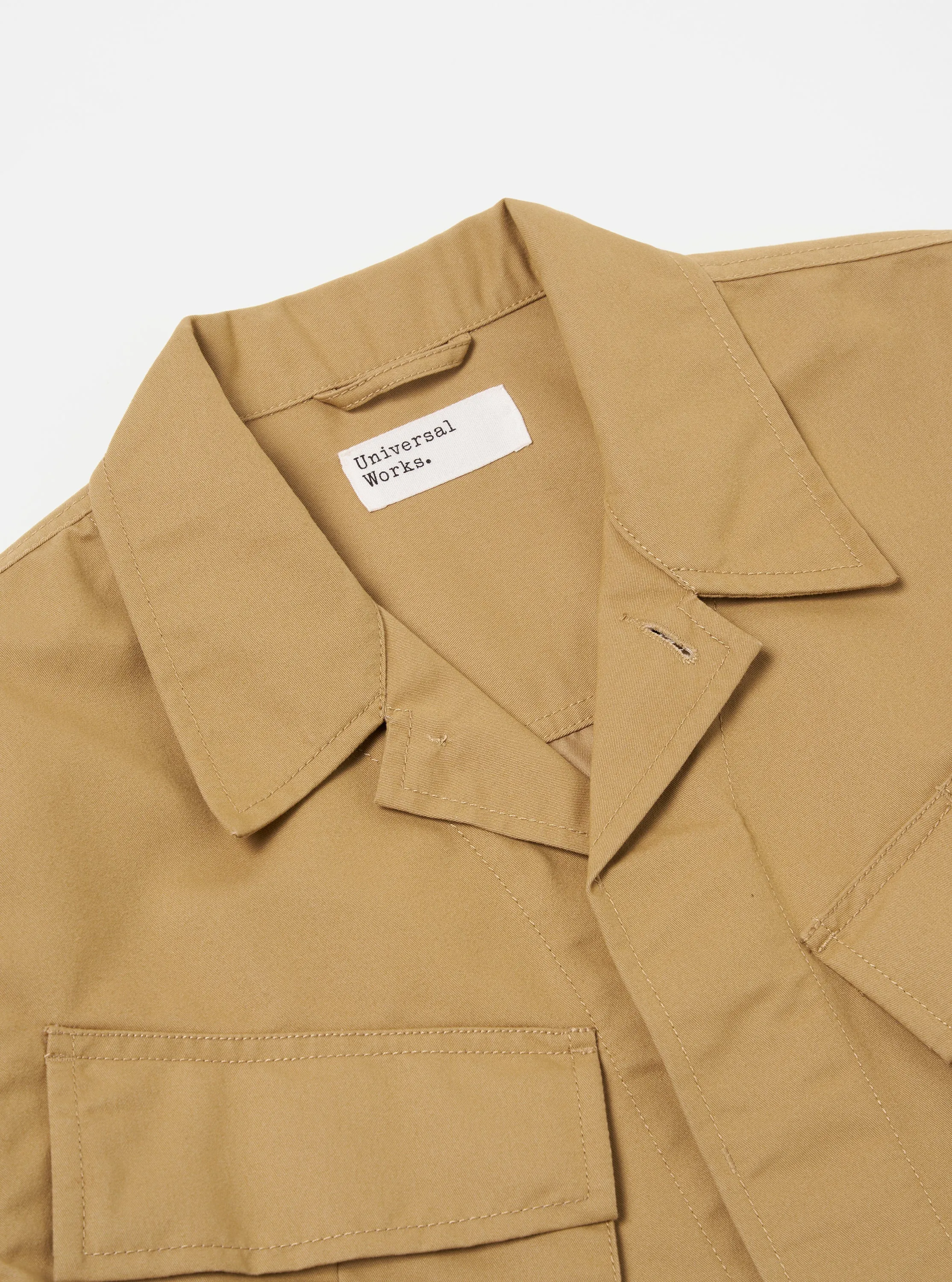 Universal Works Jungle Jacket in Sand Brushed Polytech sold by Universal Works product image thumbnail 3