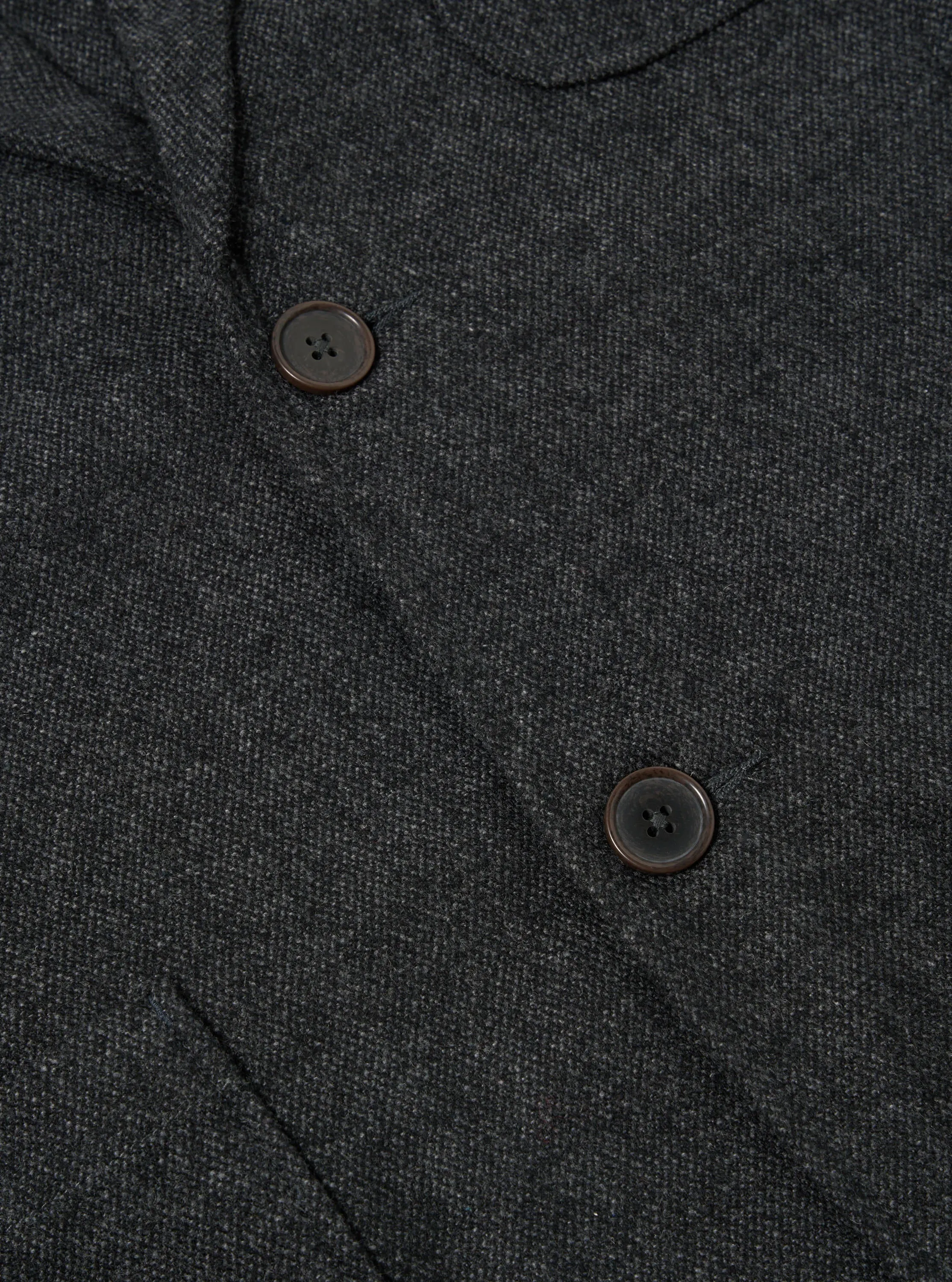 Universal Works Two Button Jacket in Grey Anders Wool Upcycled sold by Universal Works product image thumbnail 4