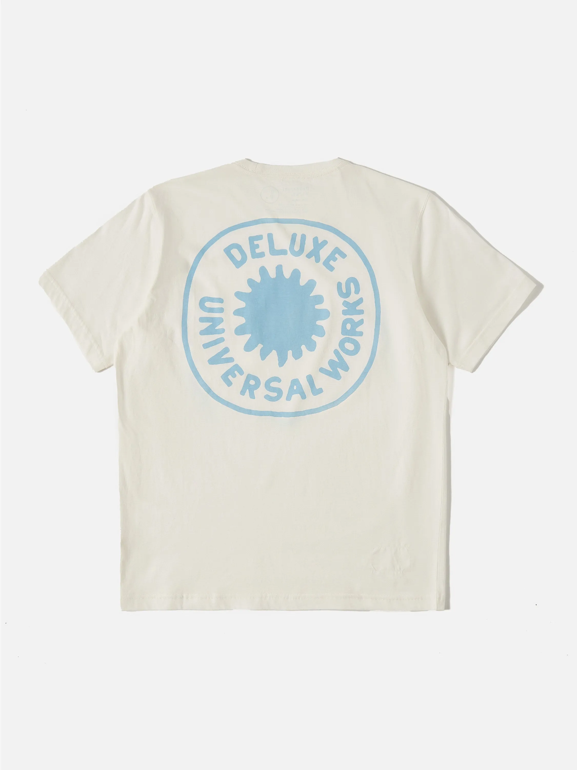 Universal Works Print Pocket Tee in Ecru Single Jersey Deluxe sold by Universal Works product image thumbnail 5