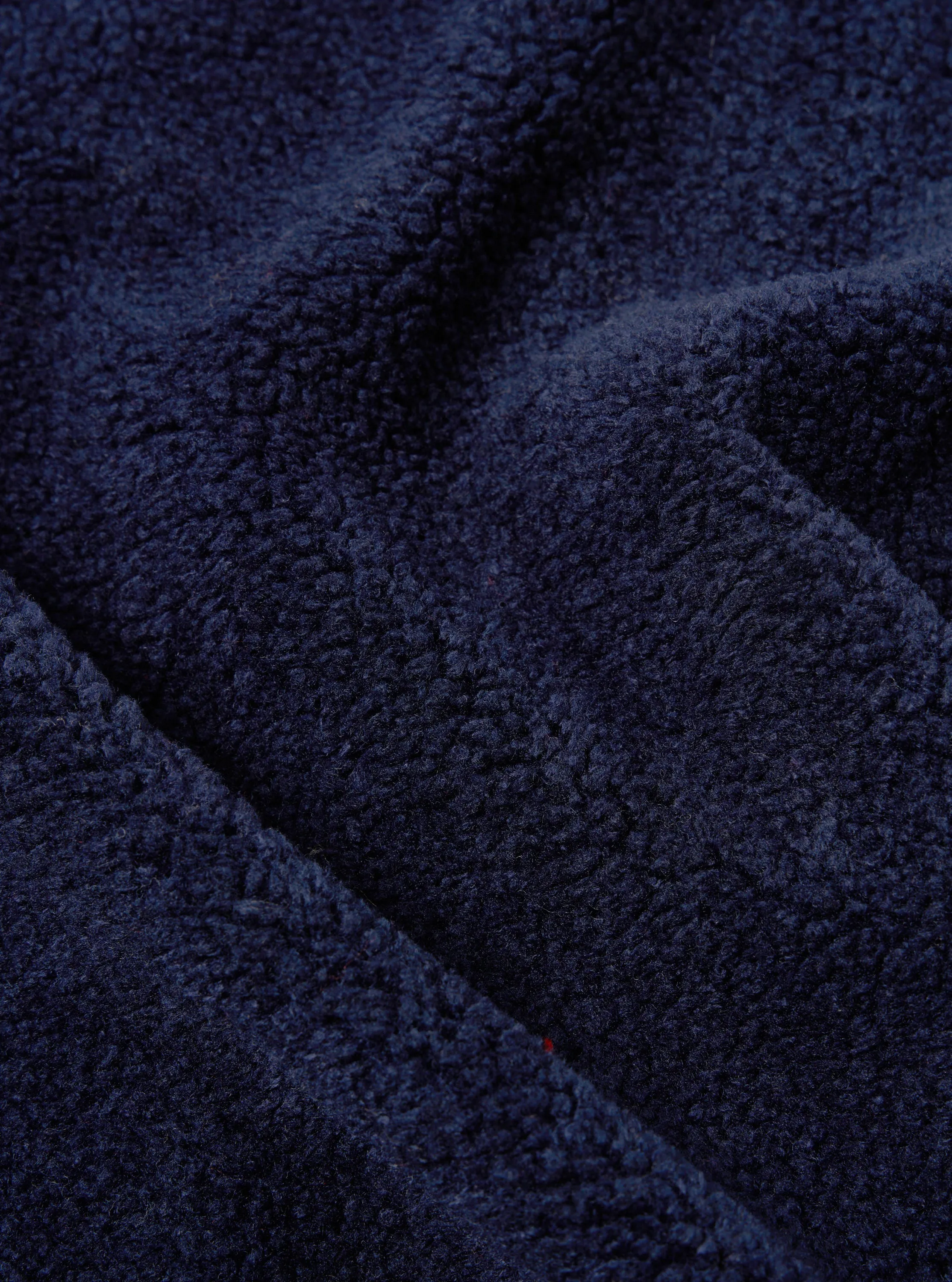 Universal Works Zip Gilet in Navy Mountain Fleece sold by Universal Works product image thumbnail 5