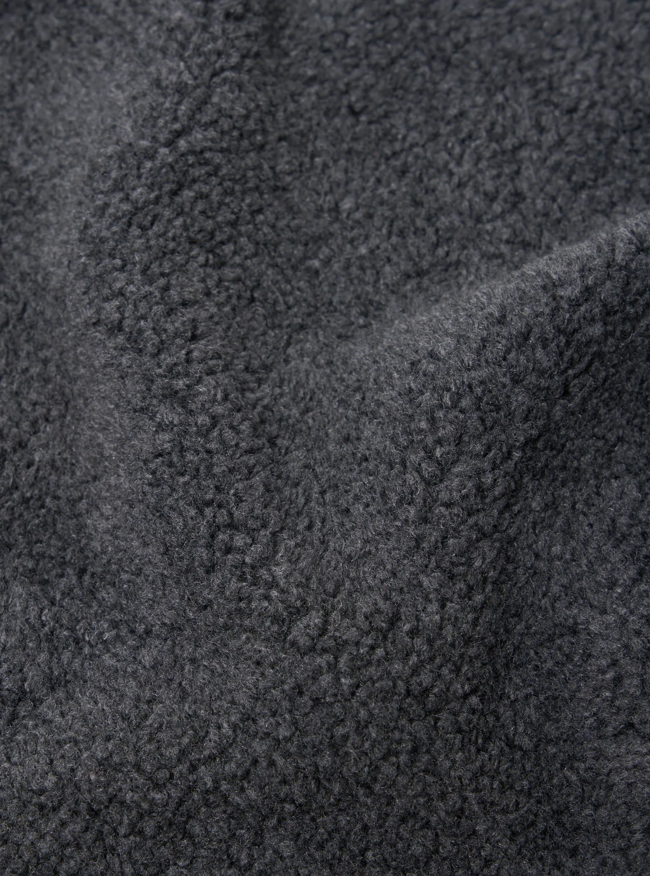 Universal Works Zip Gilet in Charcoal Mountain Fleece sold by Universal Works product image thumbnail 5