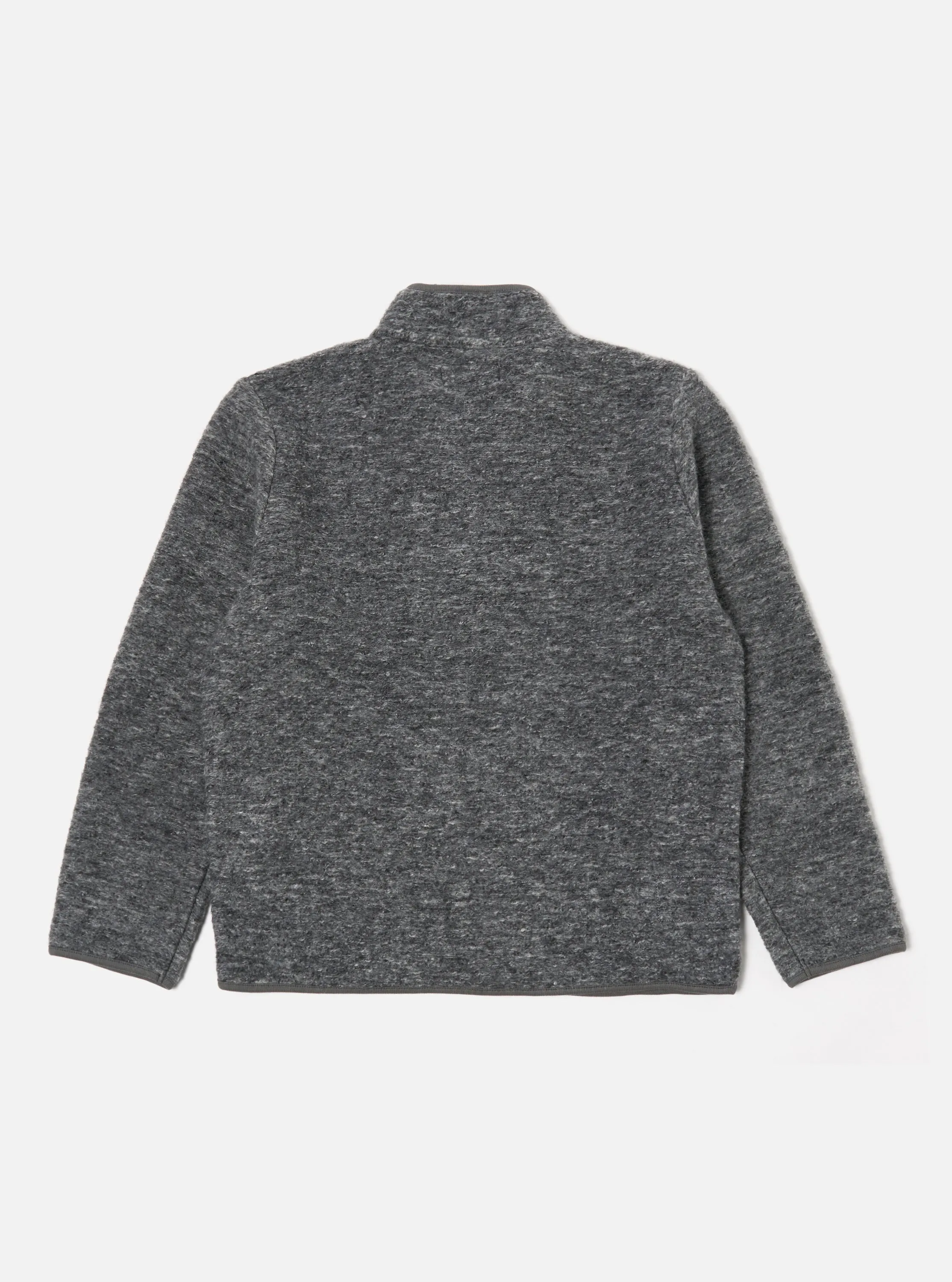 Universal Works Climbing Jacket in Grey Teddy Fleece sold by Universal Works product image thumbnail 2