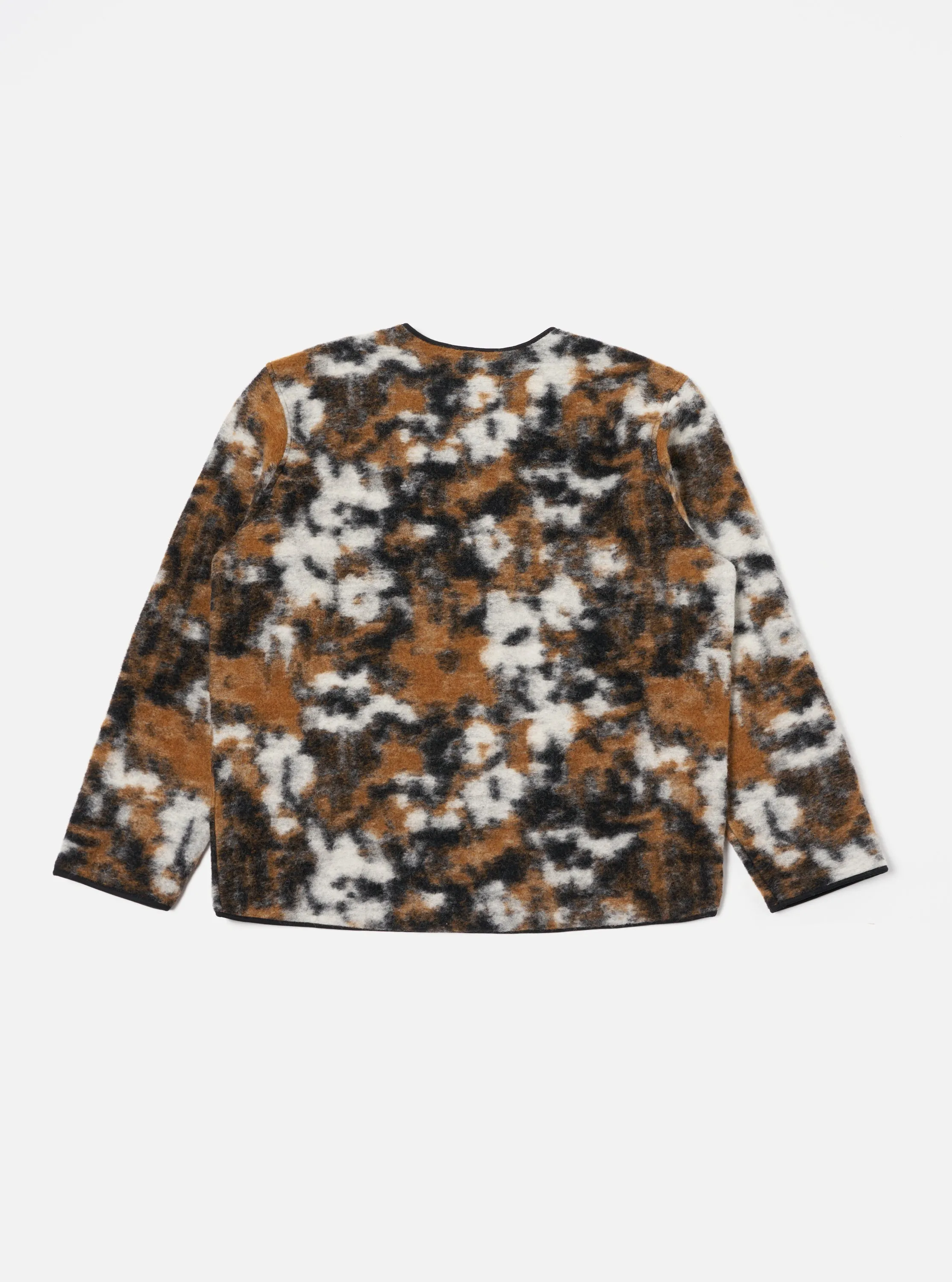 Universal Works Zip Liner Jacket in Brown Ylang Flower Fleece sold by Universal Works product image thumbnail 2