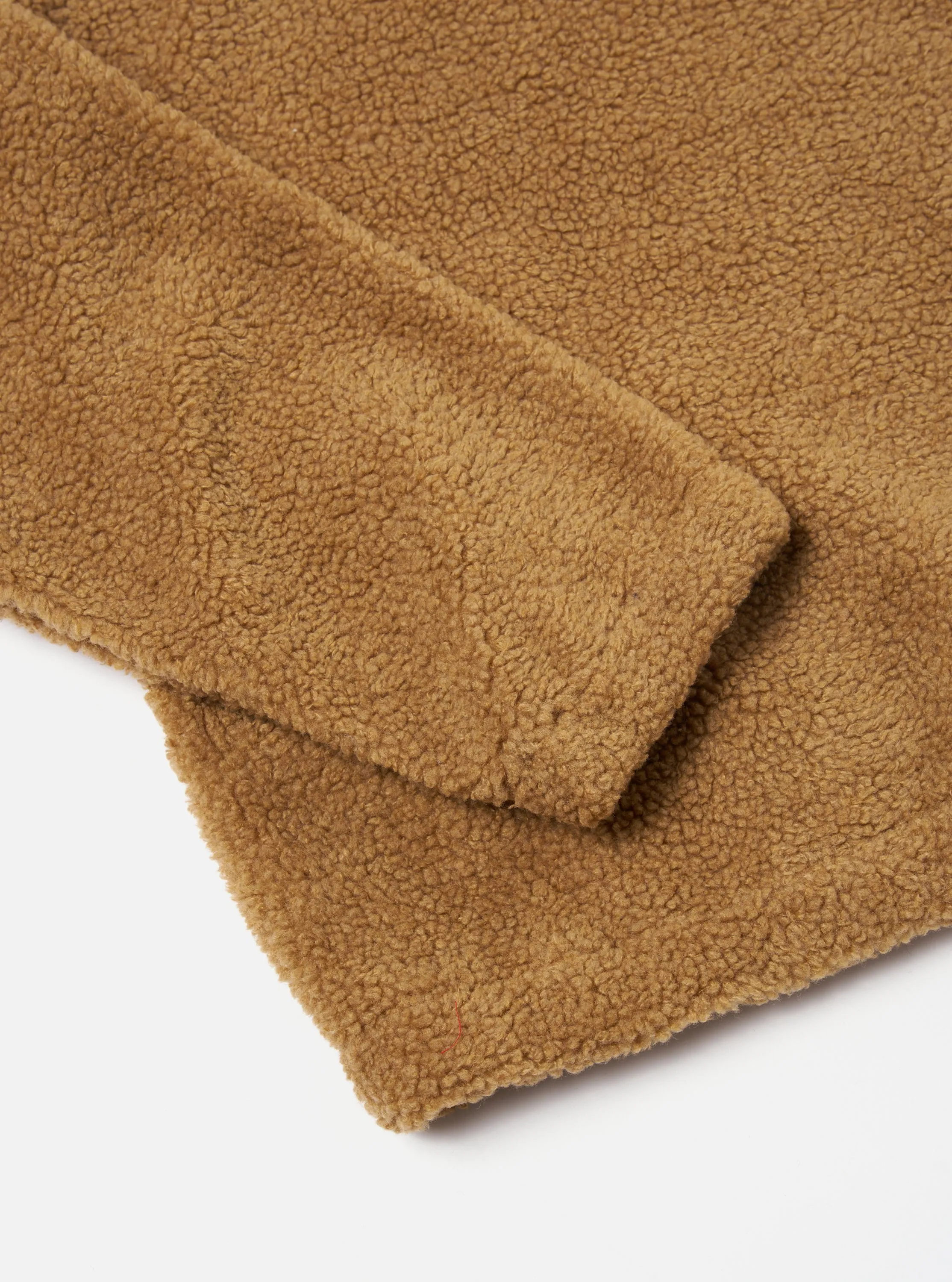 Universal Works Ramsay Quarter Zip in Sand Mountain Fleece sold by Universal Works product image thumbnail 5