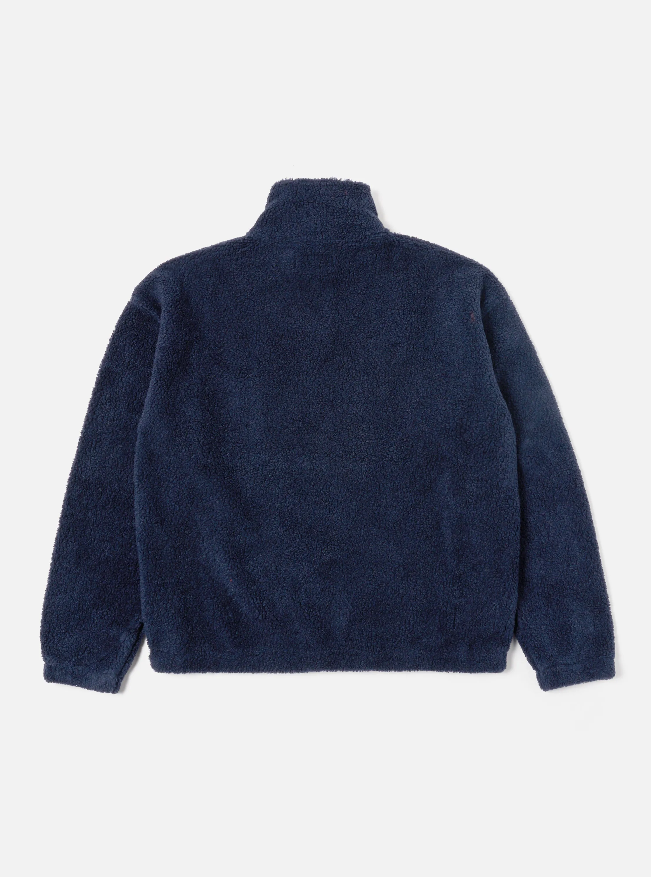 Universal Works Ramsay Quarter Zip in Navy Mountain Fleece sold by Universal Works product image thumbnail 2