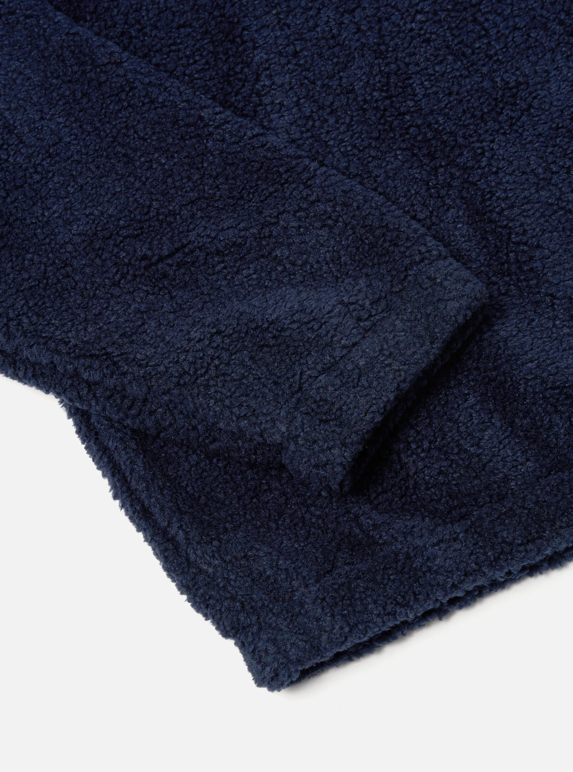 Universal Works Ramsay Quarter Zip in Navy Mountain Fleece sold by Universal Works product image thumbnail 5