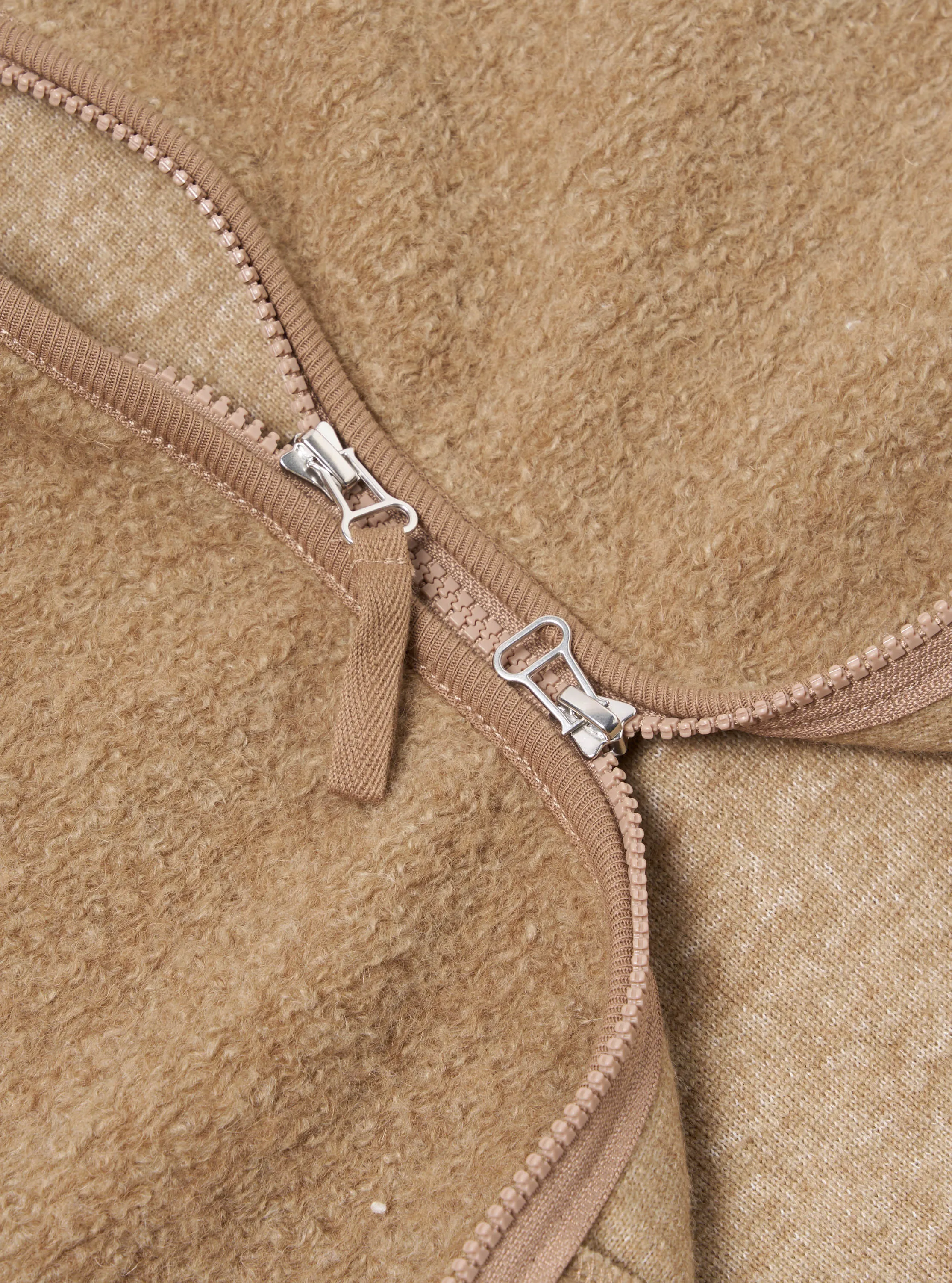 Universal Works Climbing Gilet in Sand Teddy Fleece sold by Universal Works product image thumbnail 4