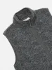 Universal Works Climbing Gilet in Grey Teddy Fleece sold by Universal Works