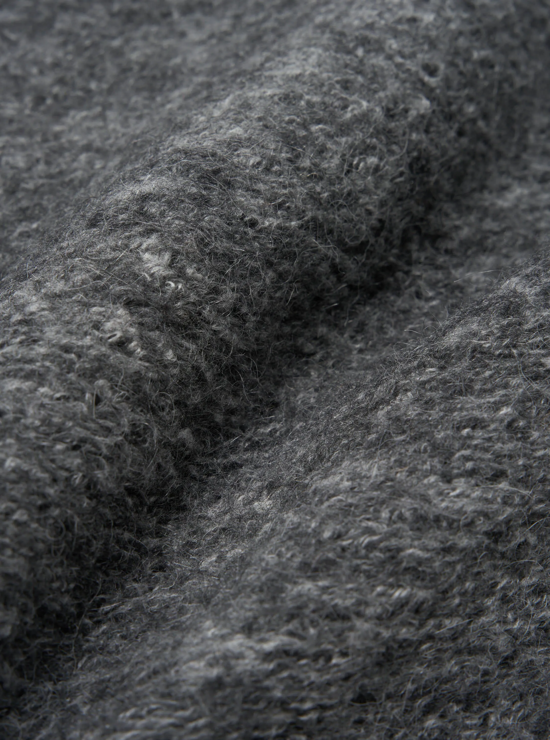 Universal Works Climbing Gilet in Grey Teddy Fleece sold by Universal Works product image thumbnail 5