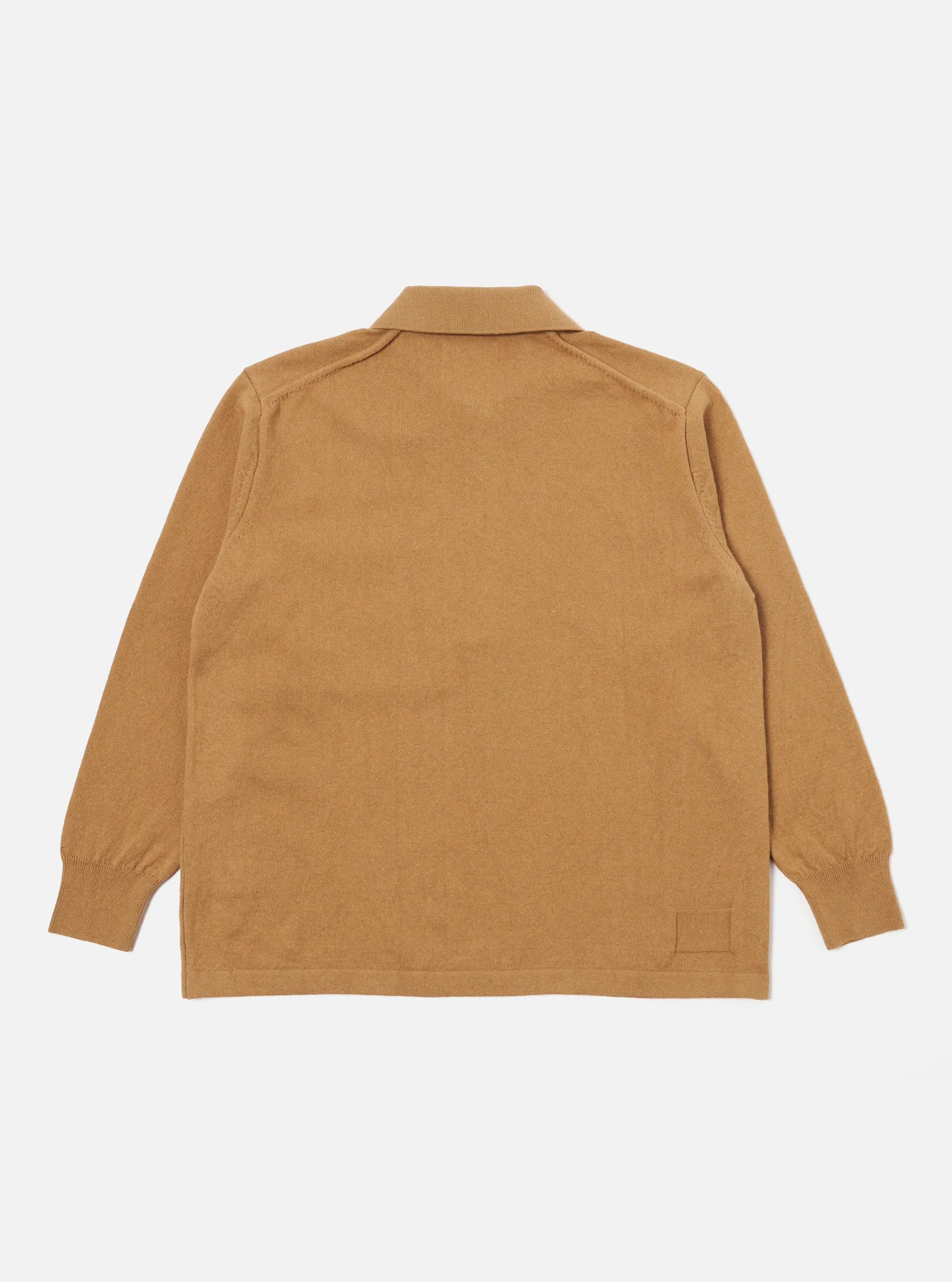 Universal Works L/S Pullover Knit Shirt in Cumin Eco Cotton sold by Universal Works product image thumbnail 2
