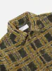 Universal Works Field Jacket in Grey Jacquard Fleece sold by Universal Works