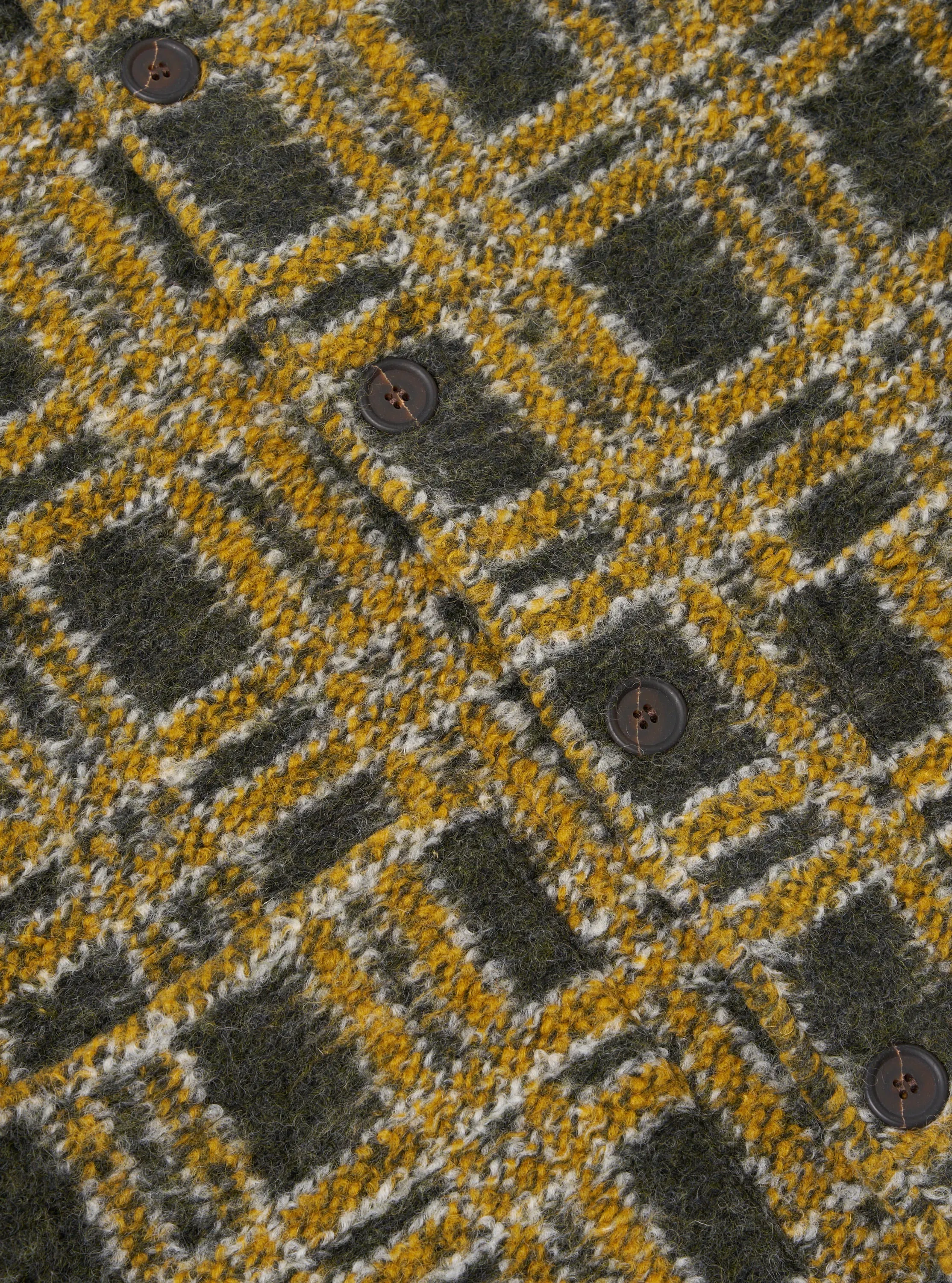 Universal Works Field Jacket in Grey Jacquard Fleece sold by Universal Works product image thumbnail 4