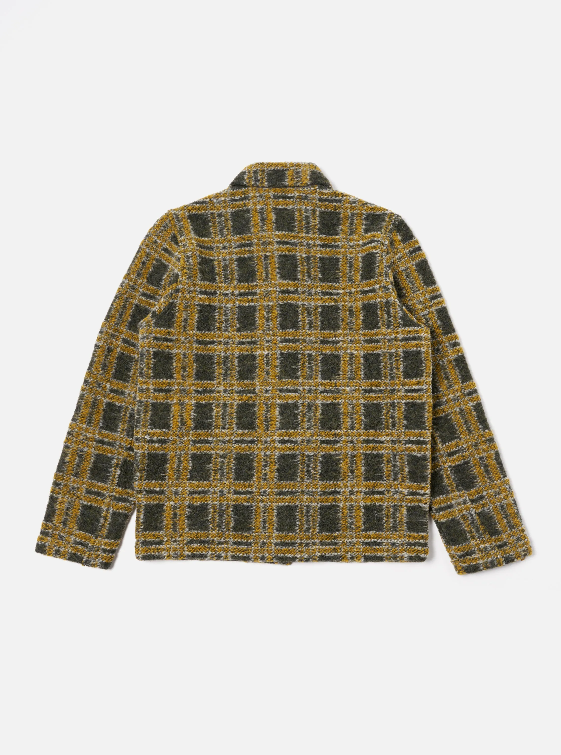 Universal Works Field Jacket in Grey Jacquard Fleece sold by Universal Works product image thumbnail 2