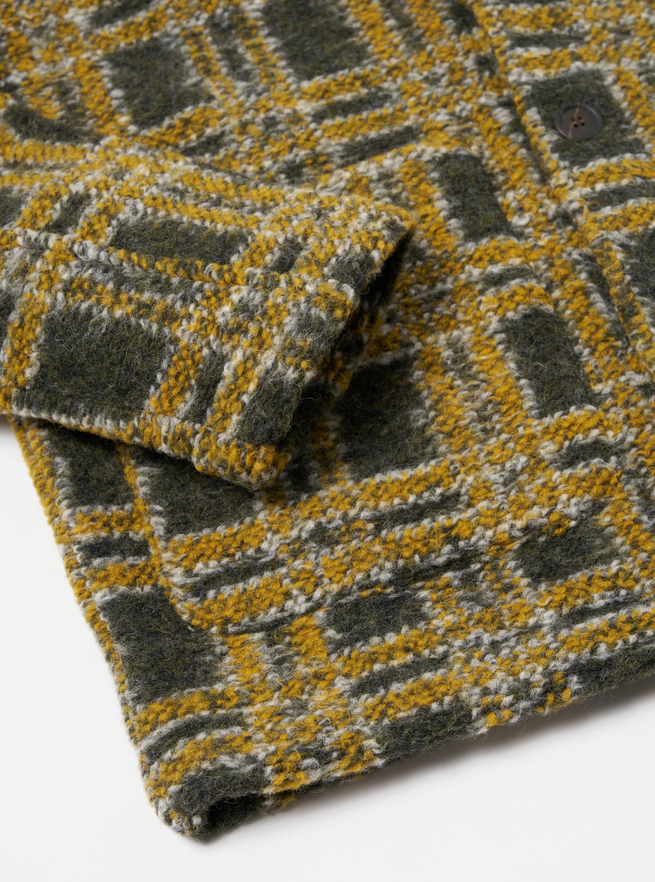 Universal Works Field Jacket in Grey Jacquard Fleece sold by Universal Works product image thumbnail 5