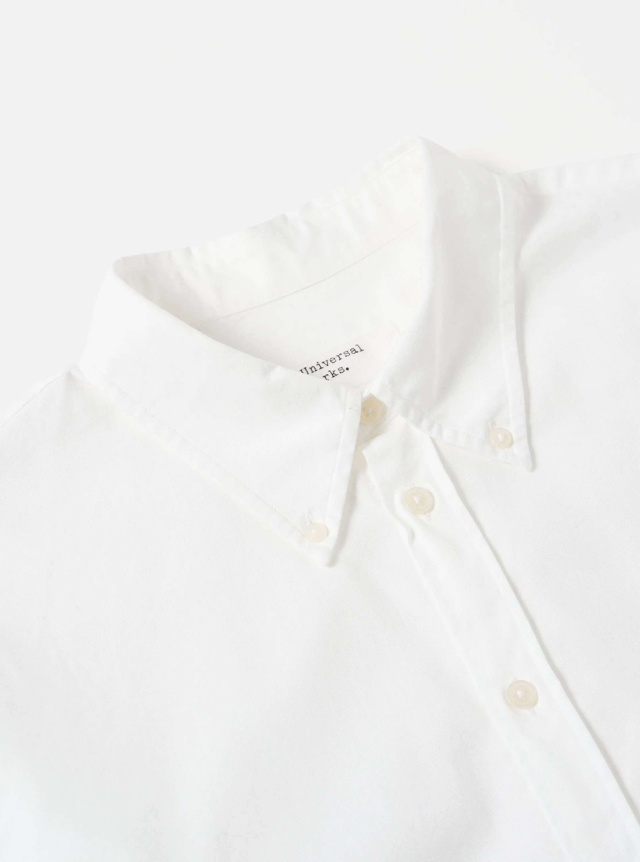 Universal Works Daybrook Shirt in White Organic Oxford sold by Universal Works product image thumbnail 3