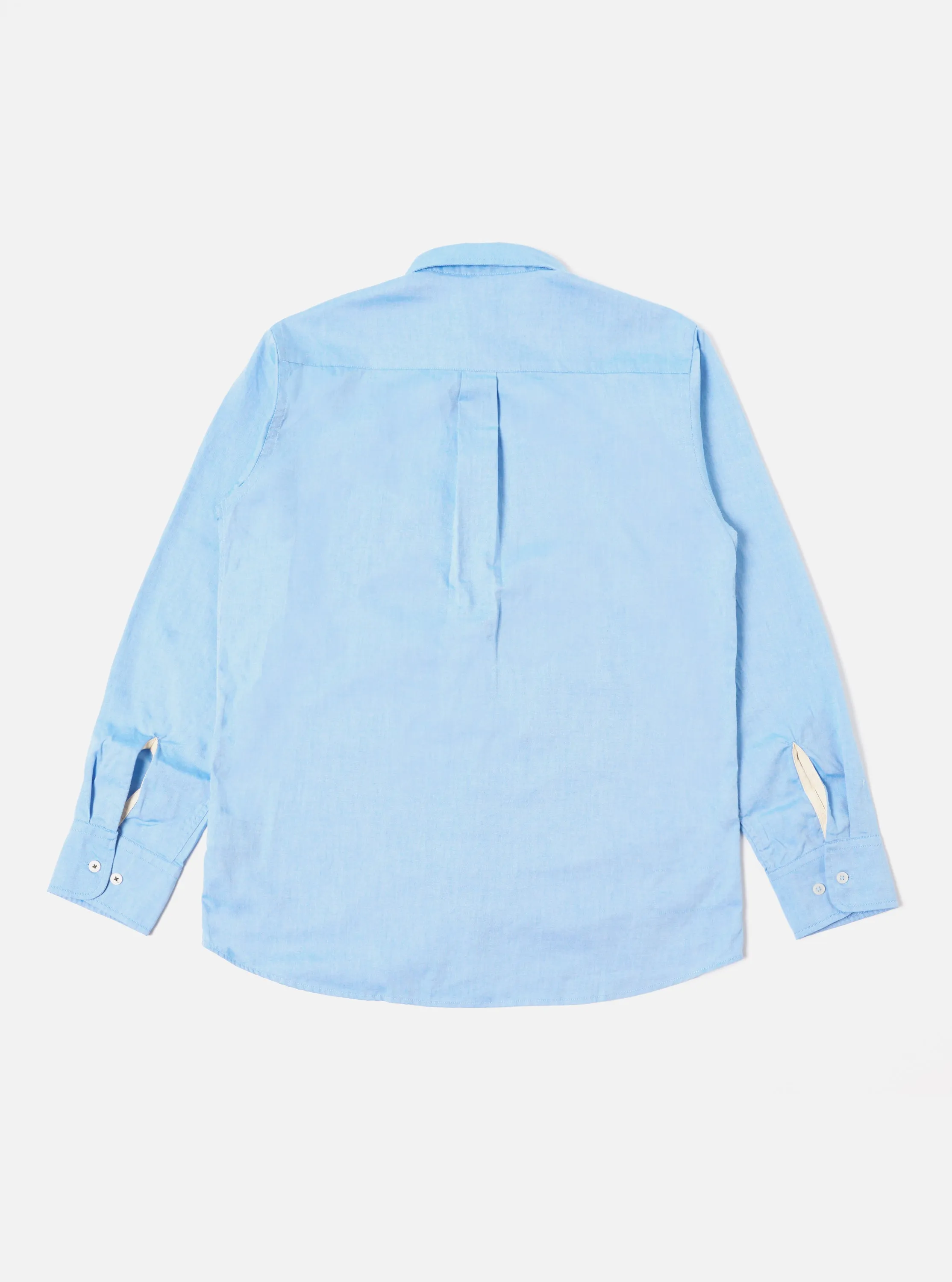 Universal Works Daybrook Shirt in Blue Organic Oxford sold by Universal Works product image thumbnail 2