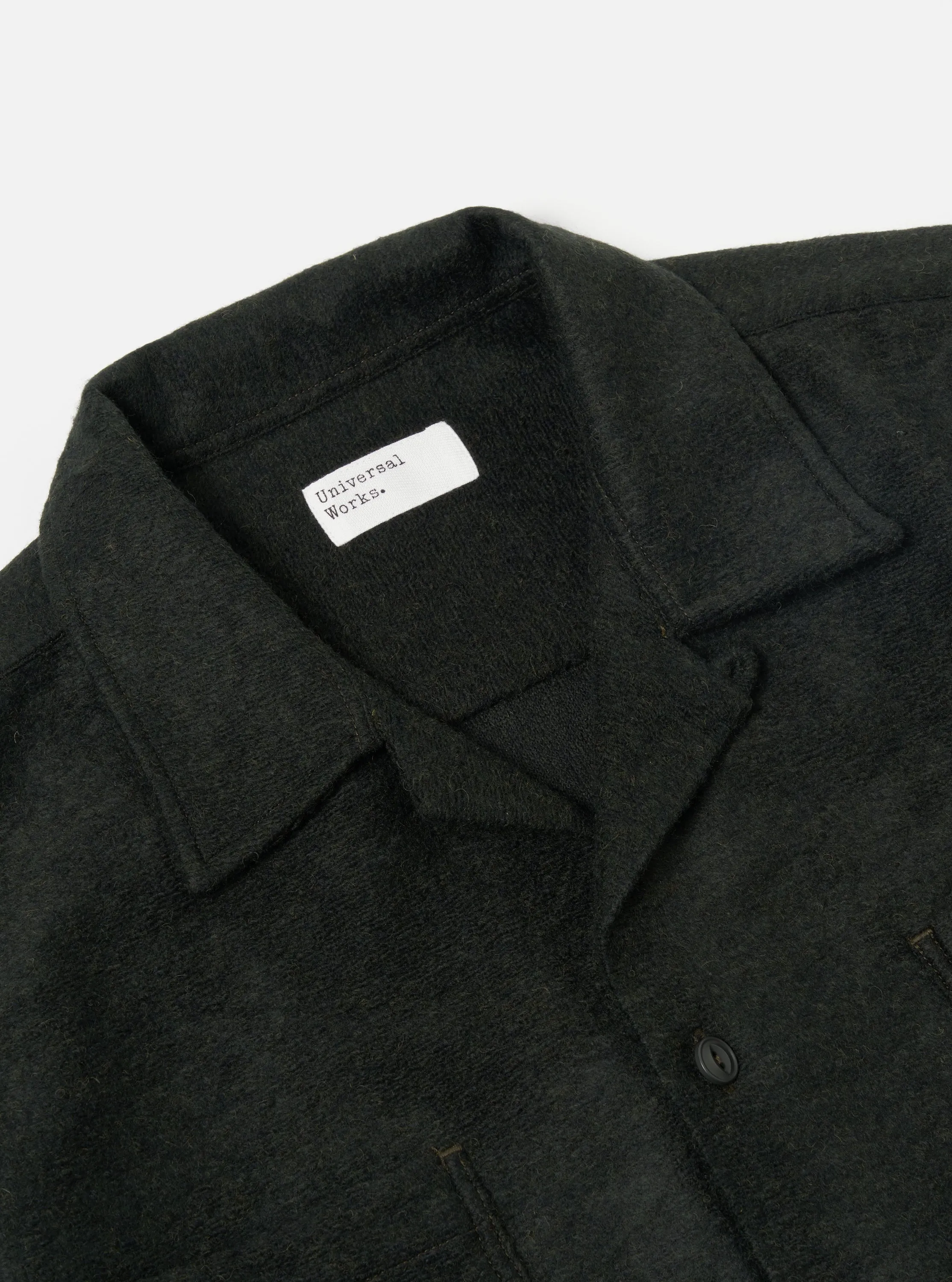 Universal Works Work Shirt in Forest Dam Marl sold by Universal Works product image thumbnail 3