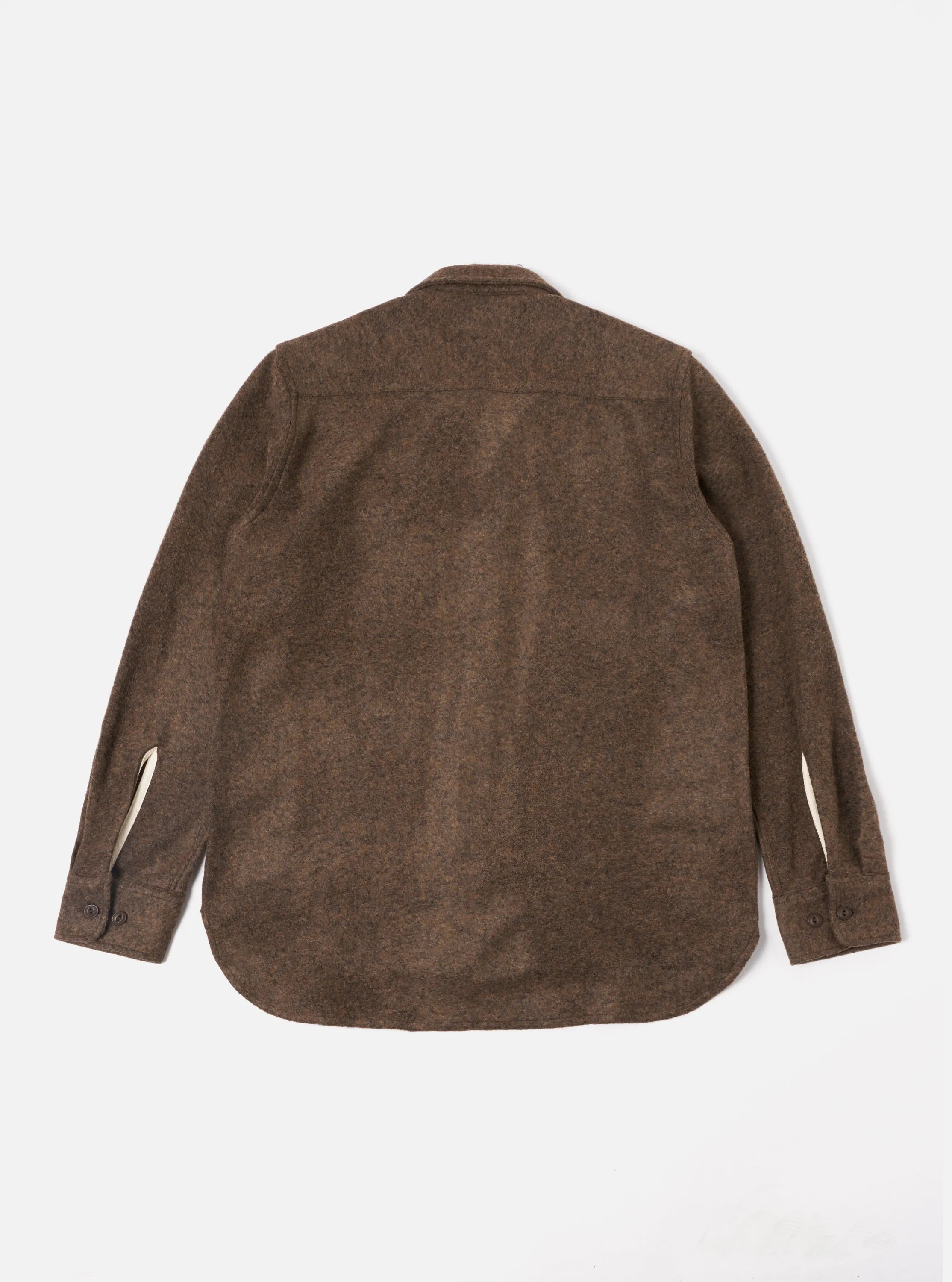 Universal Works Work Shirt in Bark Dam Marl sold by Universal Works product image thumbnail 2