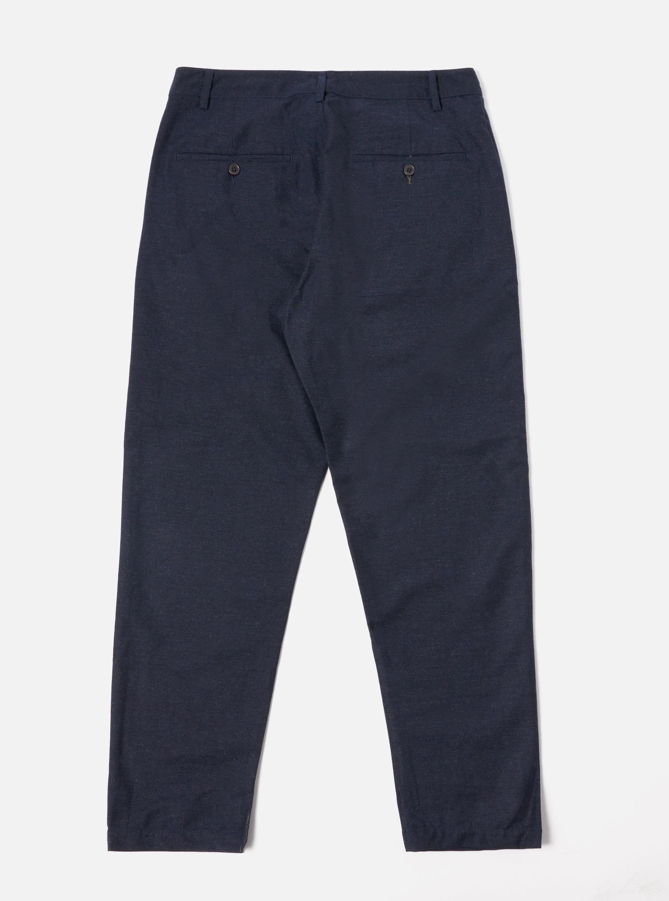 Universal Works Military Chino in Navy Birdseye Tweed sold by Universal Works product image thumbnail 2