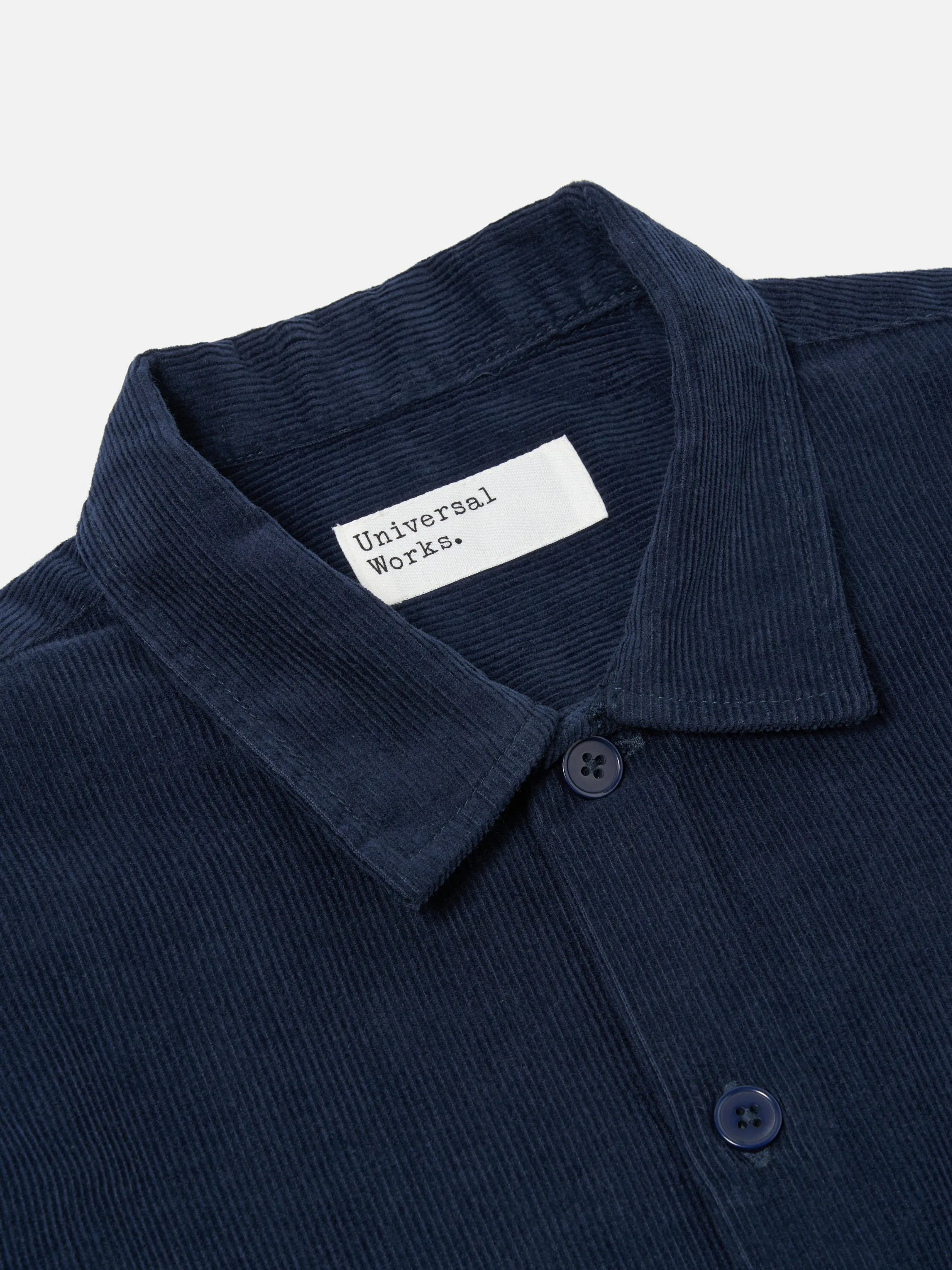 Universal Works Field Shirt in Navy Fine Cord sold by Universal Works product image thumbnail 3