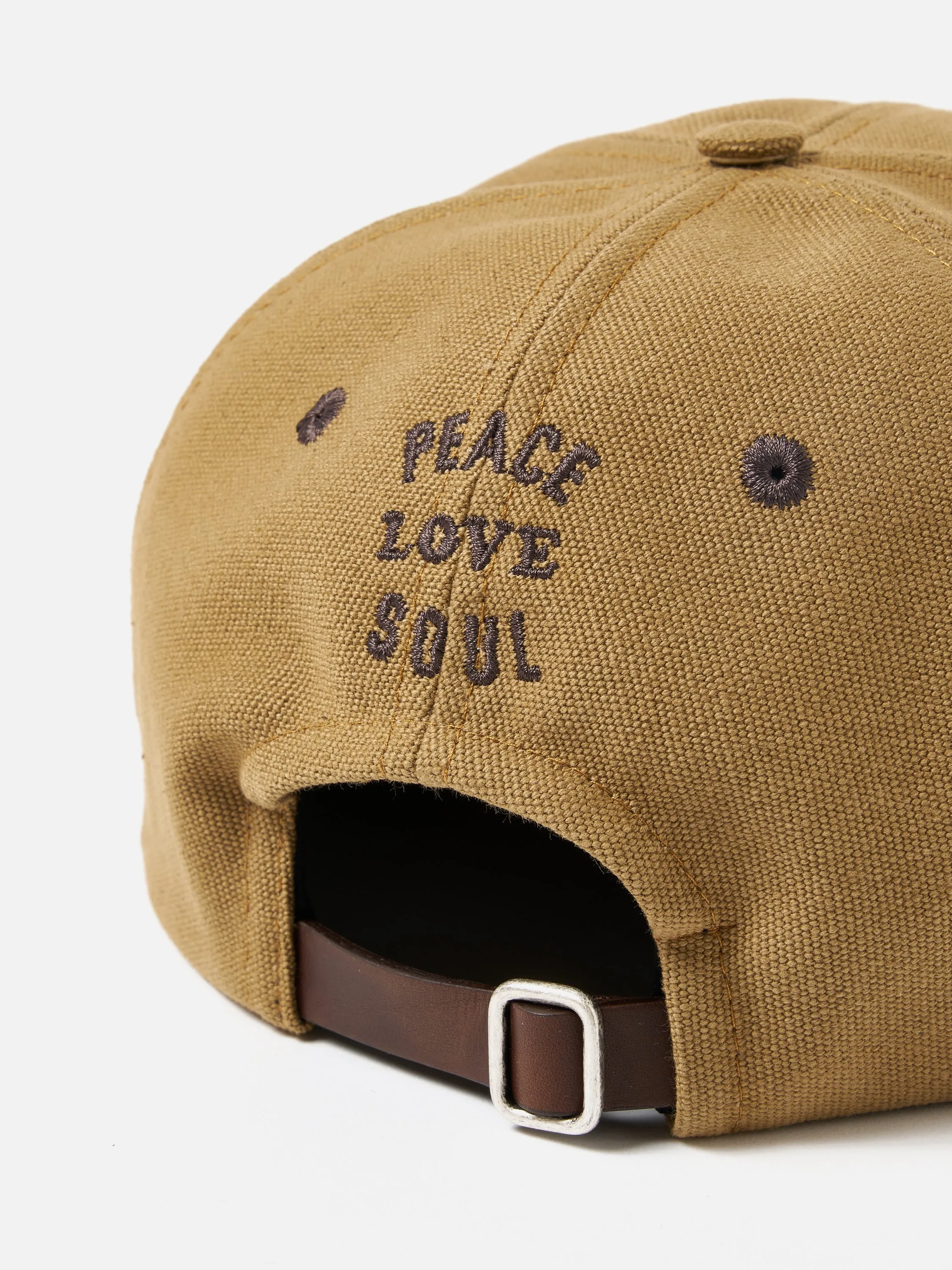 Universal Works Baseball Hat in Khaki Canvas sold by Universal Works product image thumbnail 4