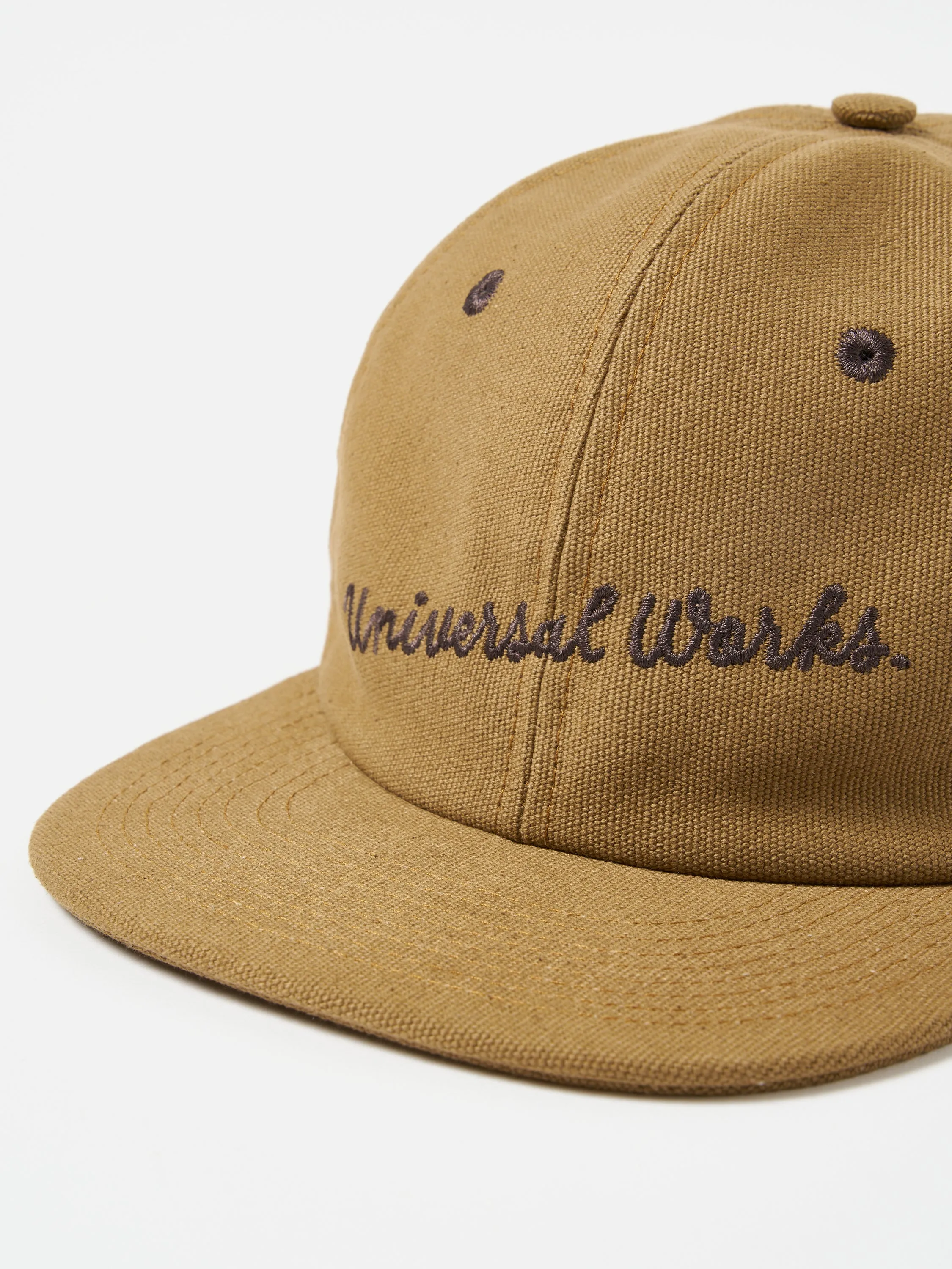 Universal Works Baseball Hat in Khaki Canvas sold by Universal Works product image thumbnail 3