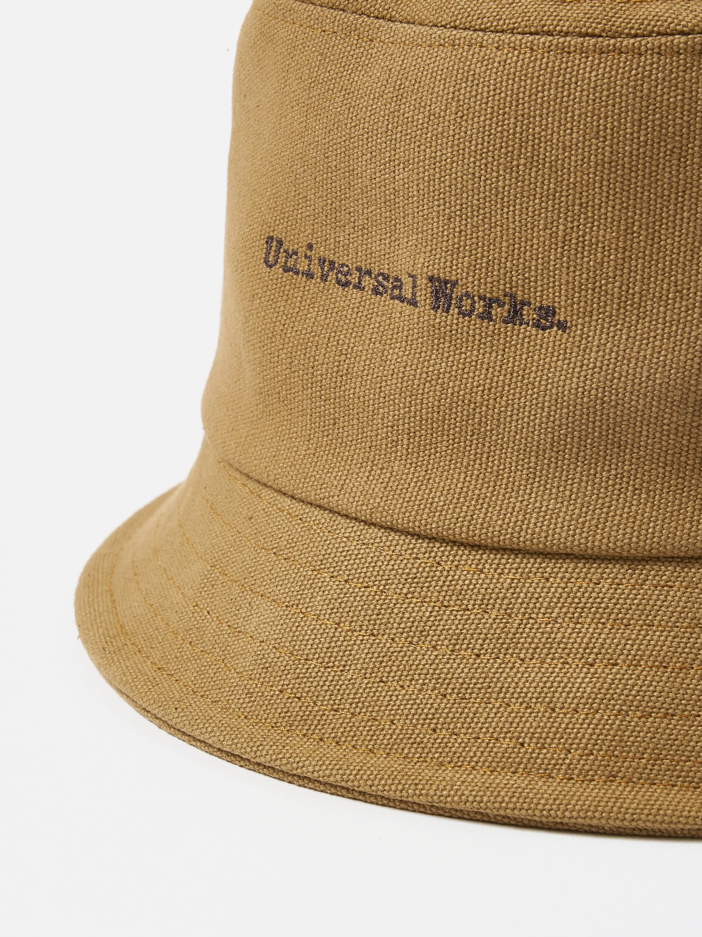 Universal Works Lewis Hat in Khaki Canvas sold by Universal Works product image thumbnail 3