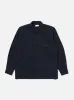 Universal Works L/S Utility Shirt in Navy Alaska Cotton sold by Universal Works