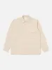 Universal Works L/S Utility Shirt in Ecru Alaska Cotton sold by Universal Works