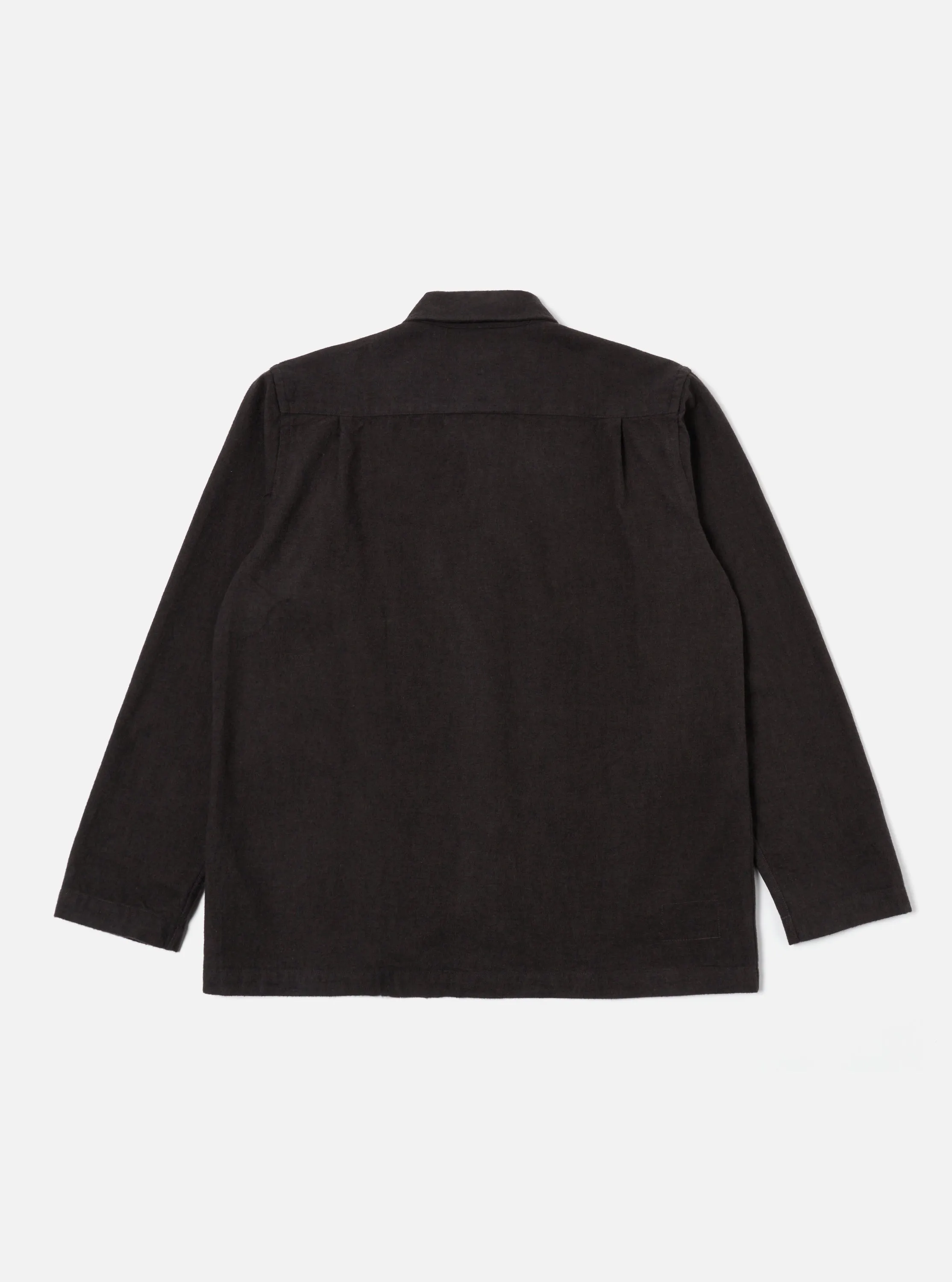 Universal Works Dockside Jacket in Brown Soft Flannel Cotton sold by Universal Works product image thumbnail 2