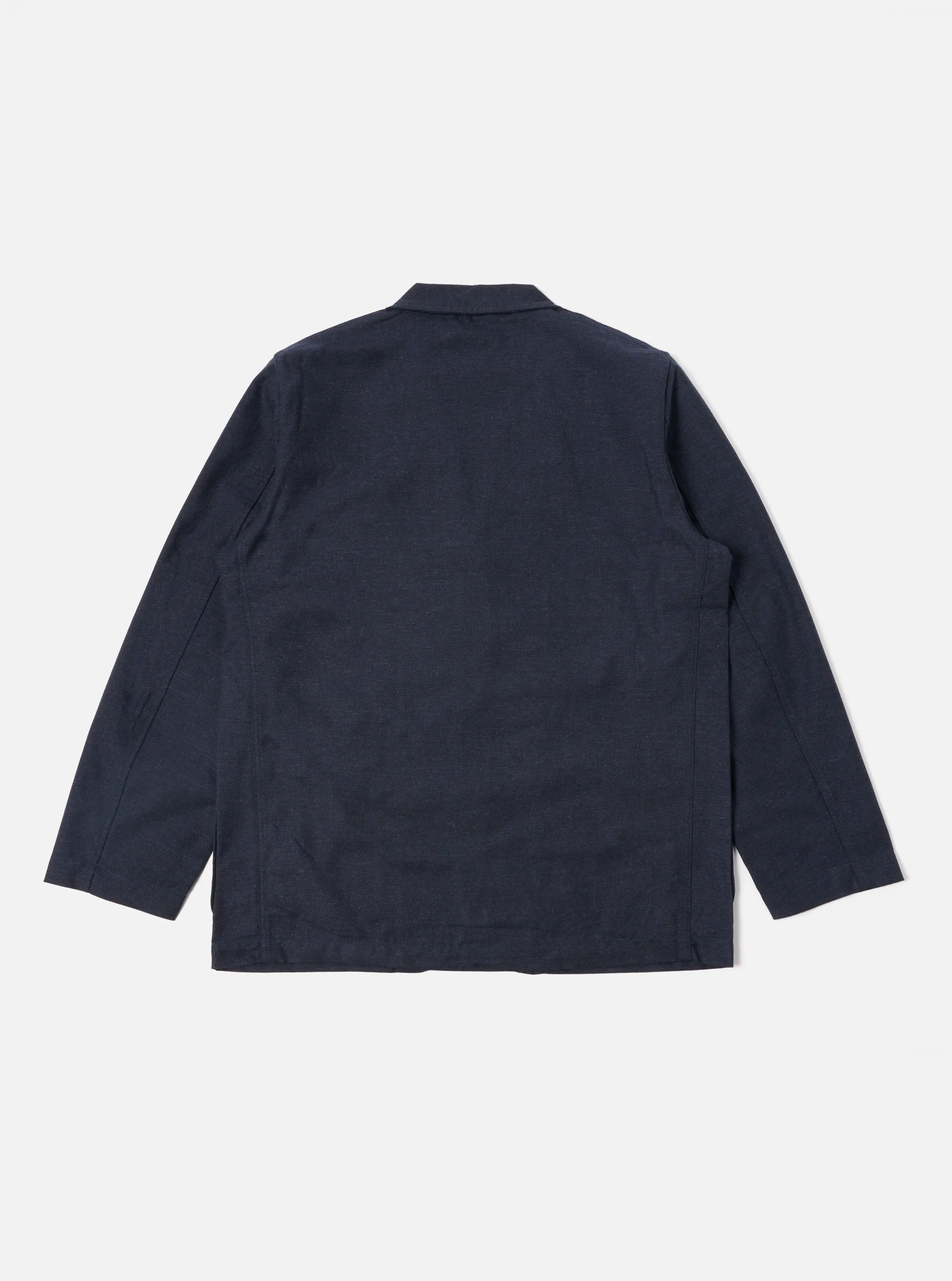 Universal Works Three Button Jacket in Navy Birdseye Tweed sold by Universal Works product image thumbnail 2