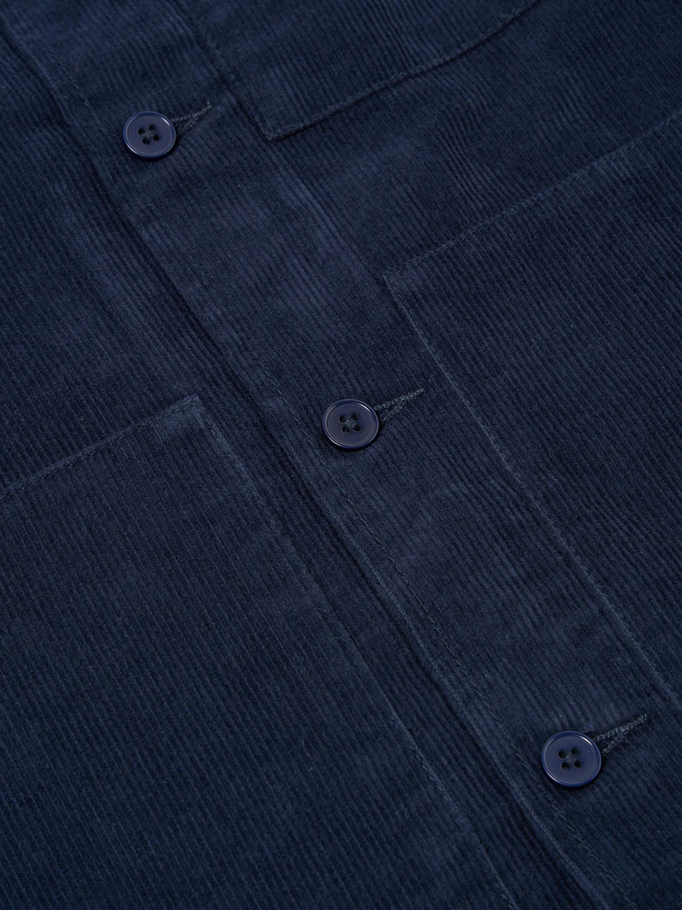 Universal Works Uniform Jacket in Navy Fine Cord sold by Universal Works product image thumbnail 4