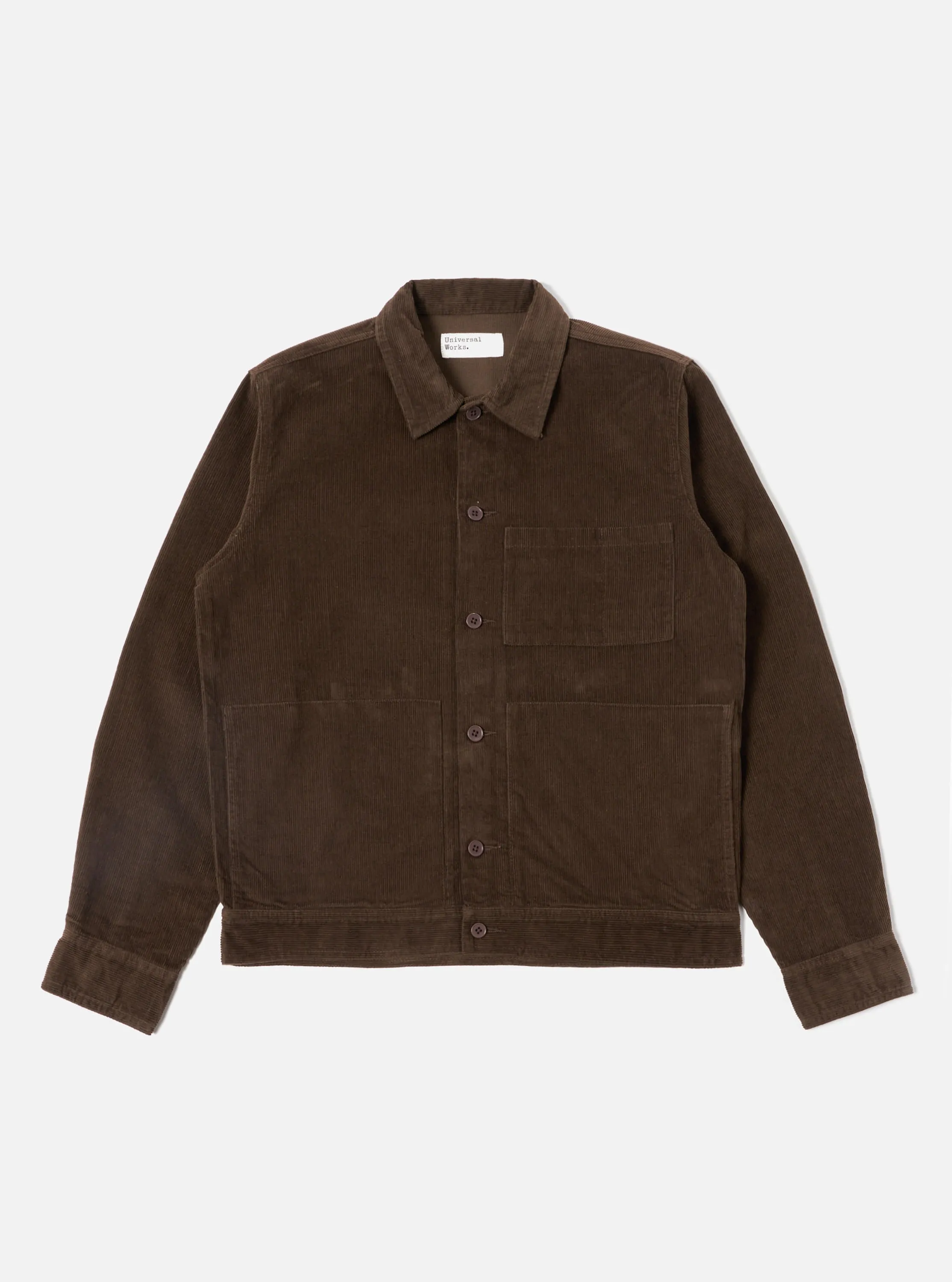 Universal Works Uniform Jacket in Brown Fine Cord sold by Universal Works