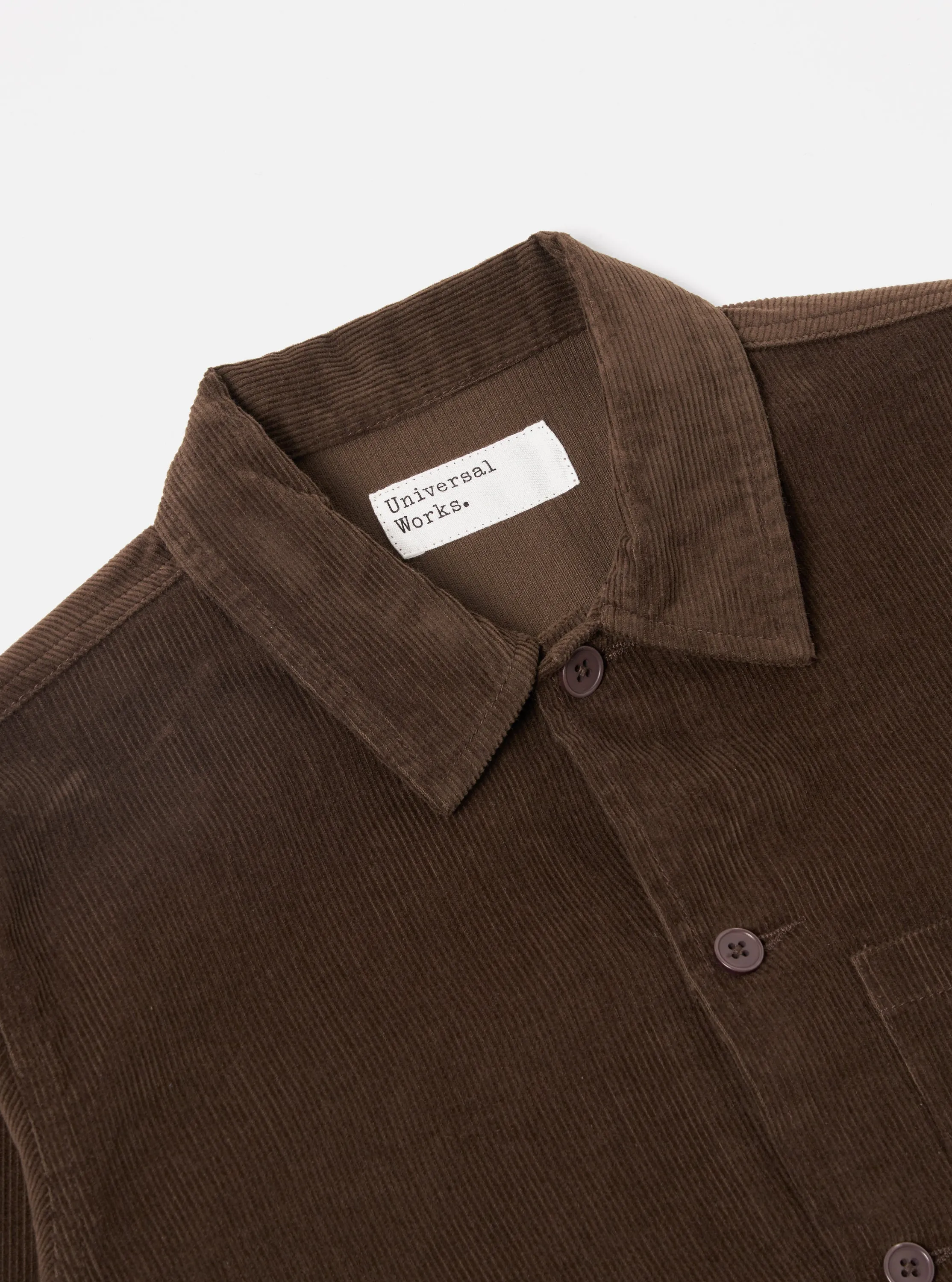 Universal Works Uniform Jacket in Brown Fine Cord sold by Universal Works product image thumbnail 3