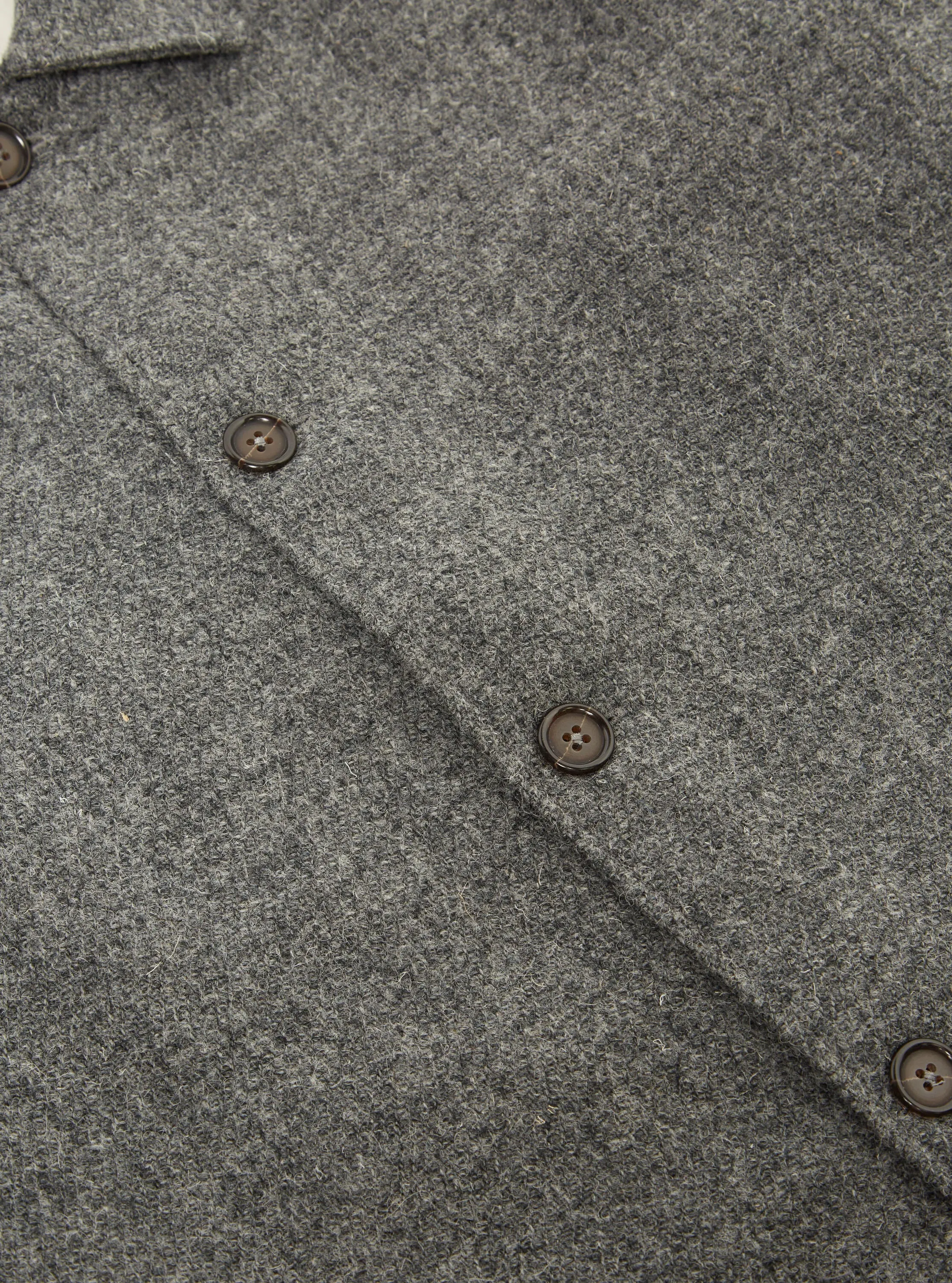 Universal Works Easy Jacket in Grey Harris Tweed sold by Universal Works product image thumbnail 4